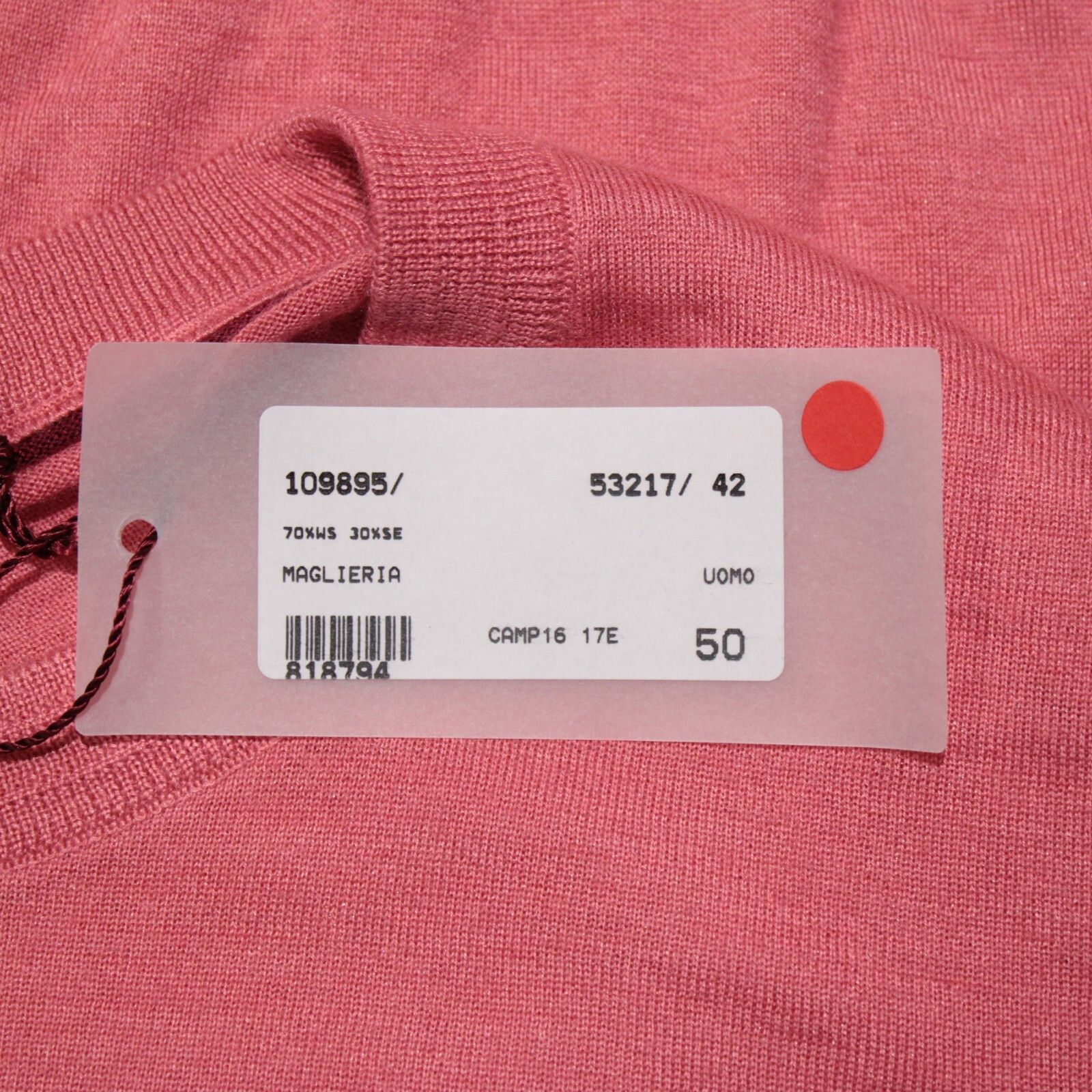 Luciano Barbera Luciano Barbera Sweater Size US M in Pink Size US M / EU 48-50 / 2 - 7 Thumbnail