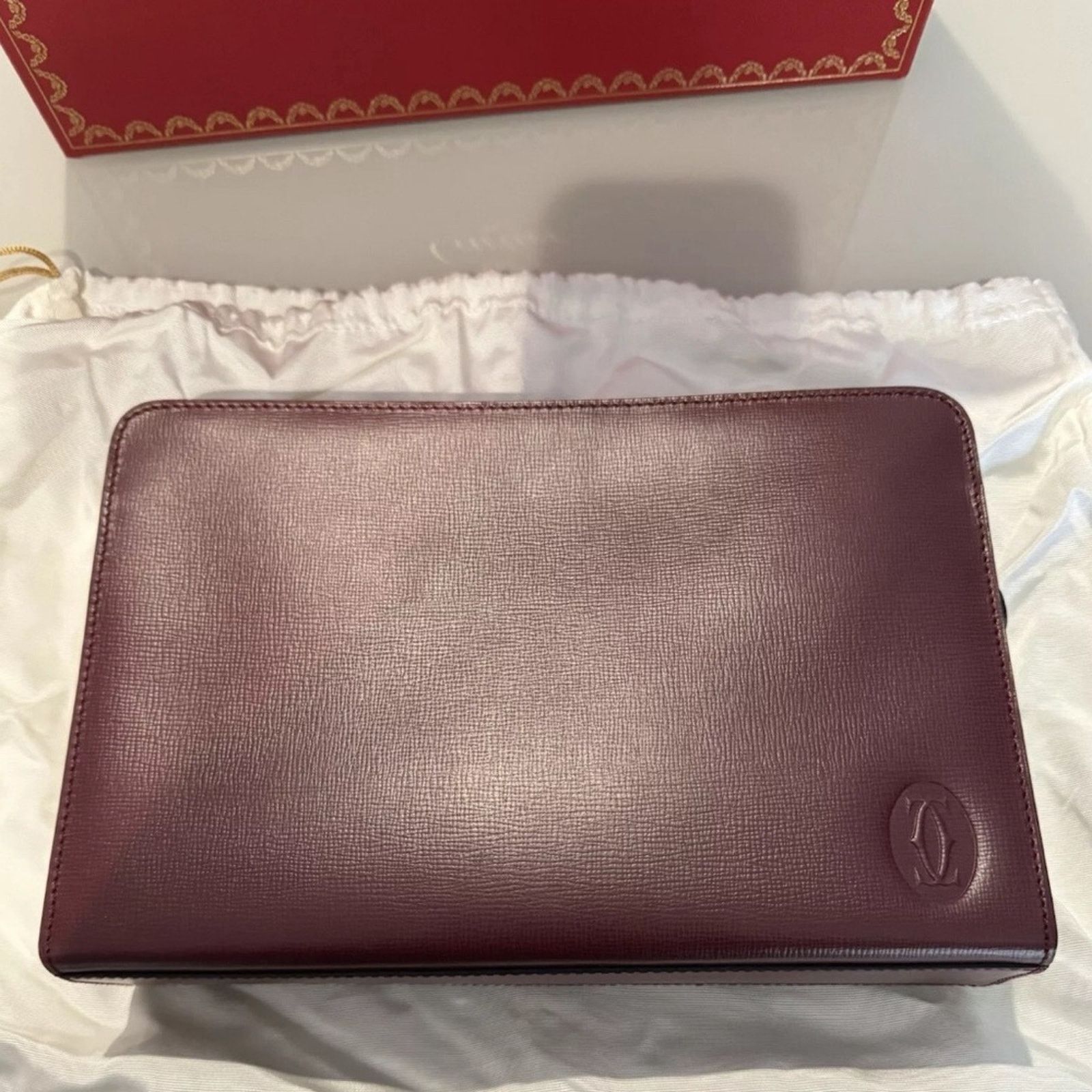 Cartier Cartier Must de Cartier Leather Clutch Bag, Wallet Keyholder Size ONE SIZE - 6 Thumbnail