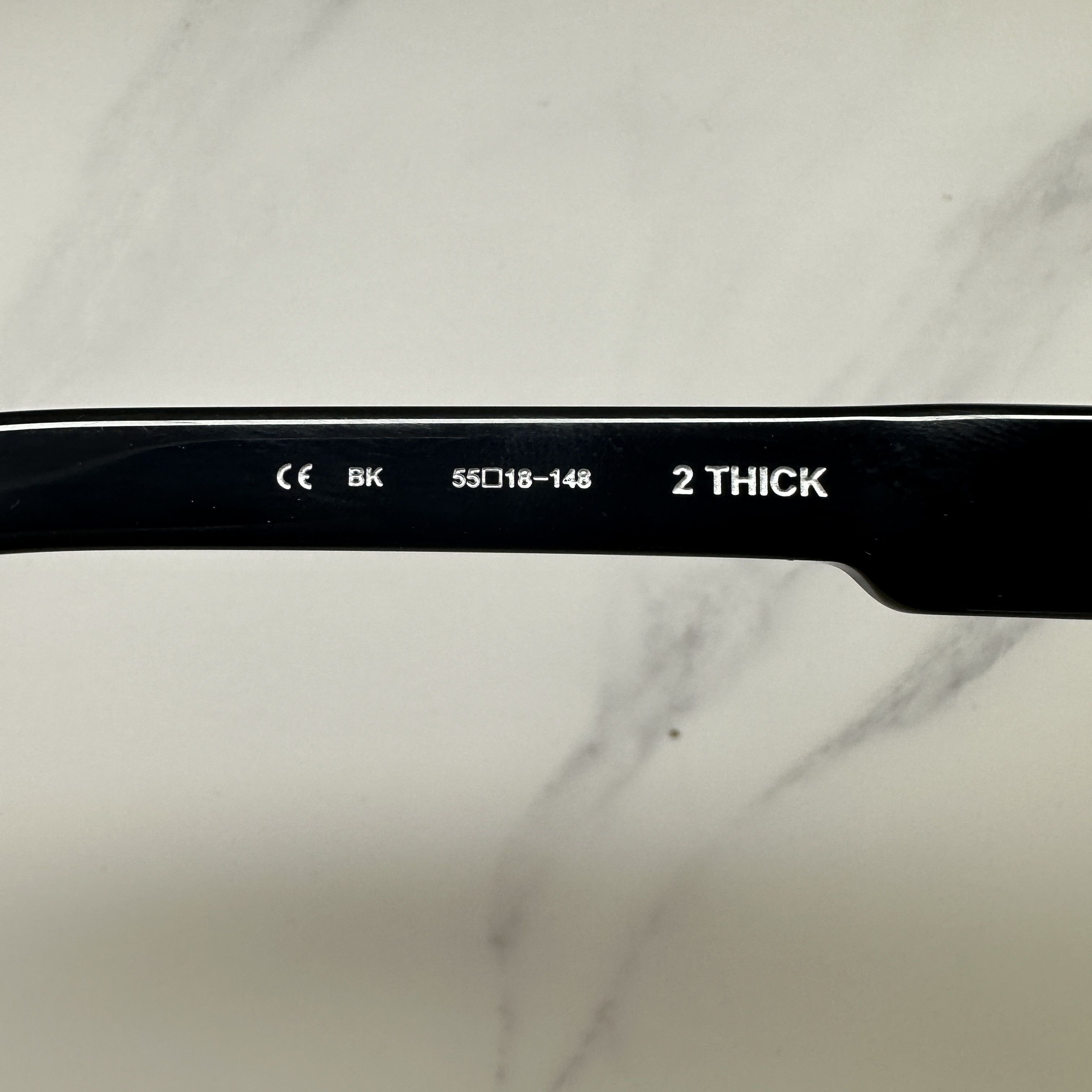 Chrome Hearts CHROME HEARTS 2 THICK BLACK Size ONE SIZE - 6 Thumbnail
