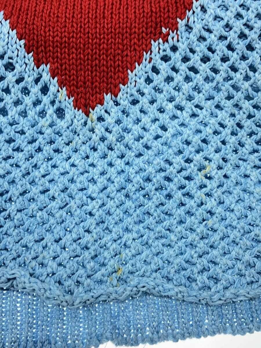 Vivienne Westwood Heart Fishnet Knit Sweater Vest Size US L / EU 52-54 / 3 - 3 Thumbnail
