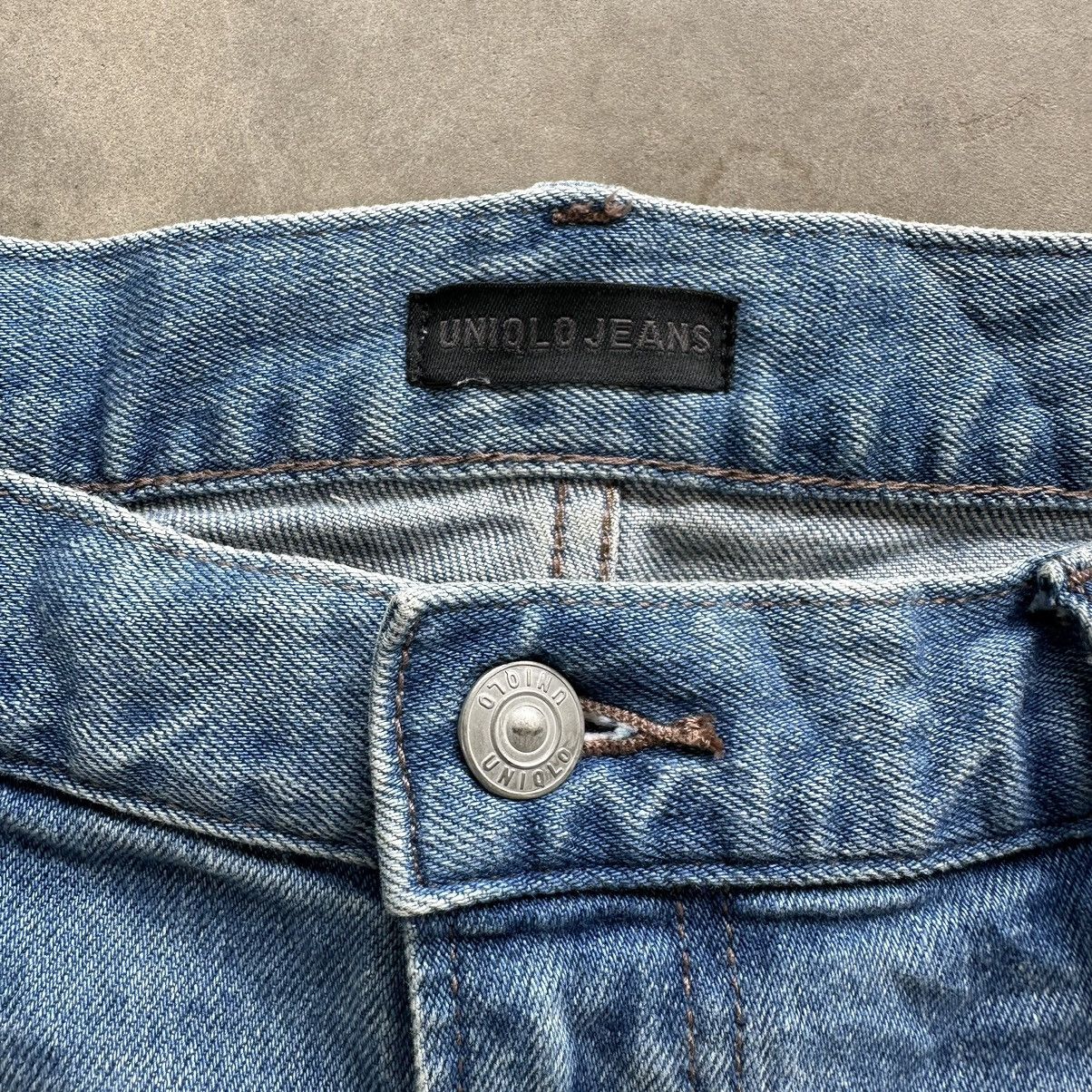 Japanese Brand Vintage Japanese Distressed Faded Denim Jean Pant W34 Size US 34 / EU 50 - 6 Thumbnail