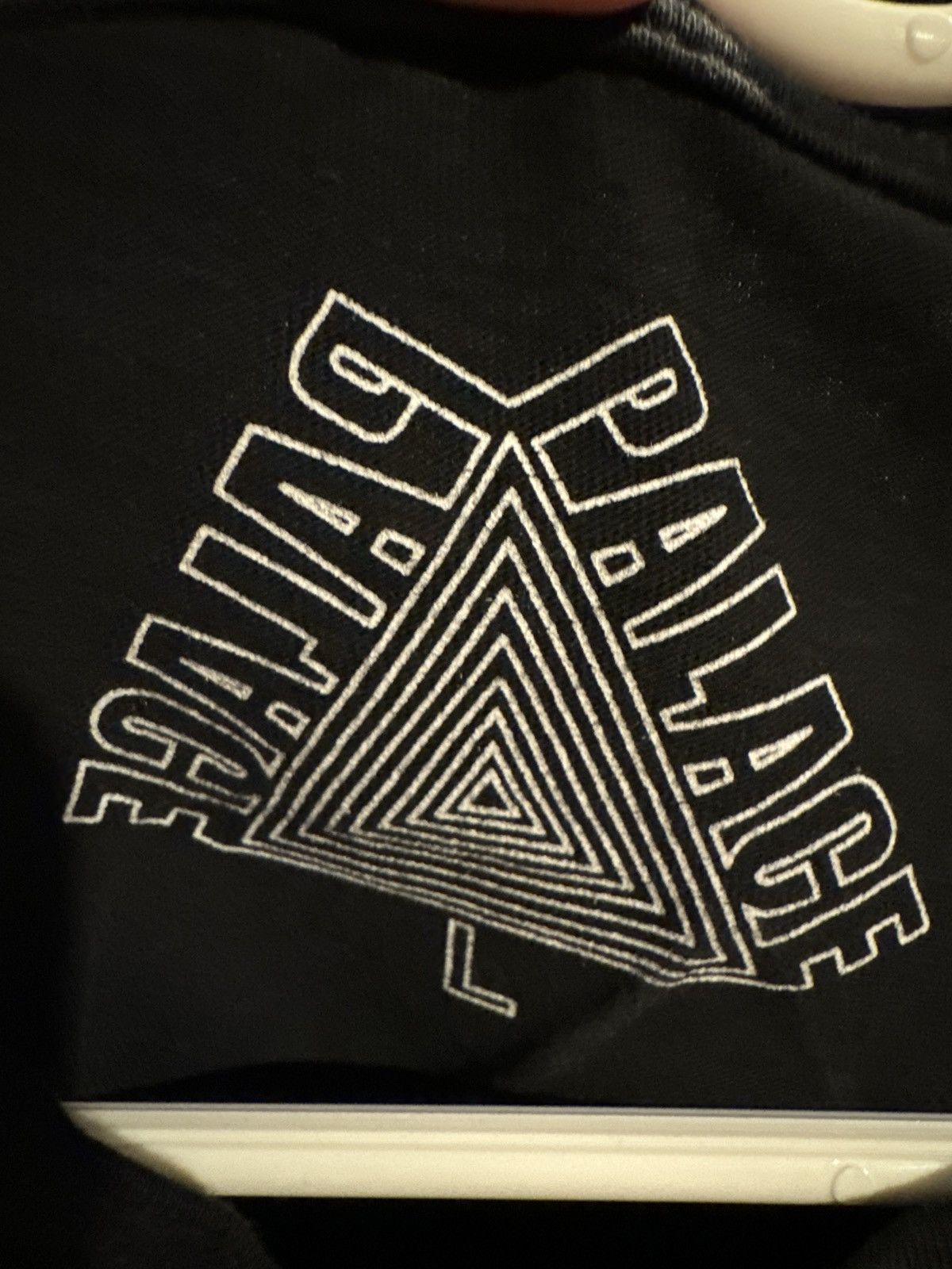 2XL PALACE NIKE TRI SWOOSH T-SHIRT BLACK