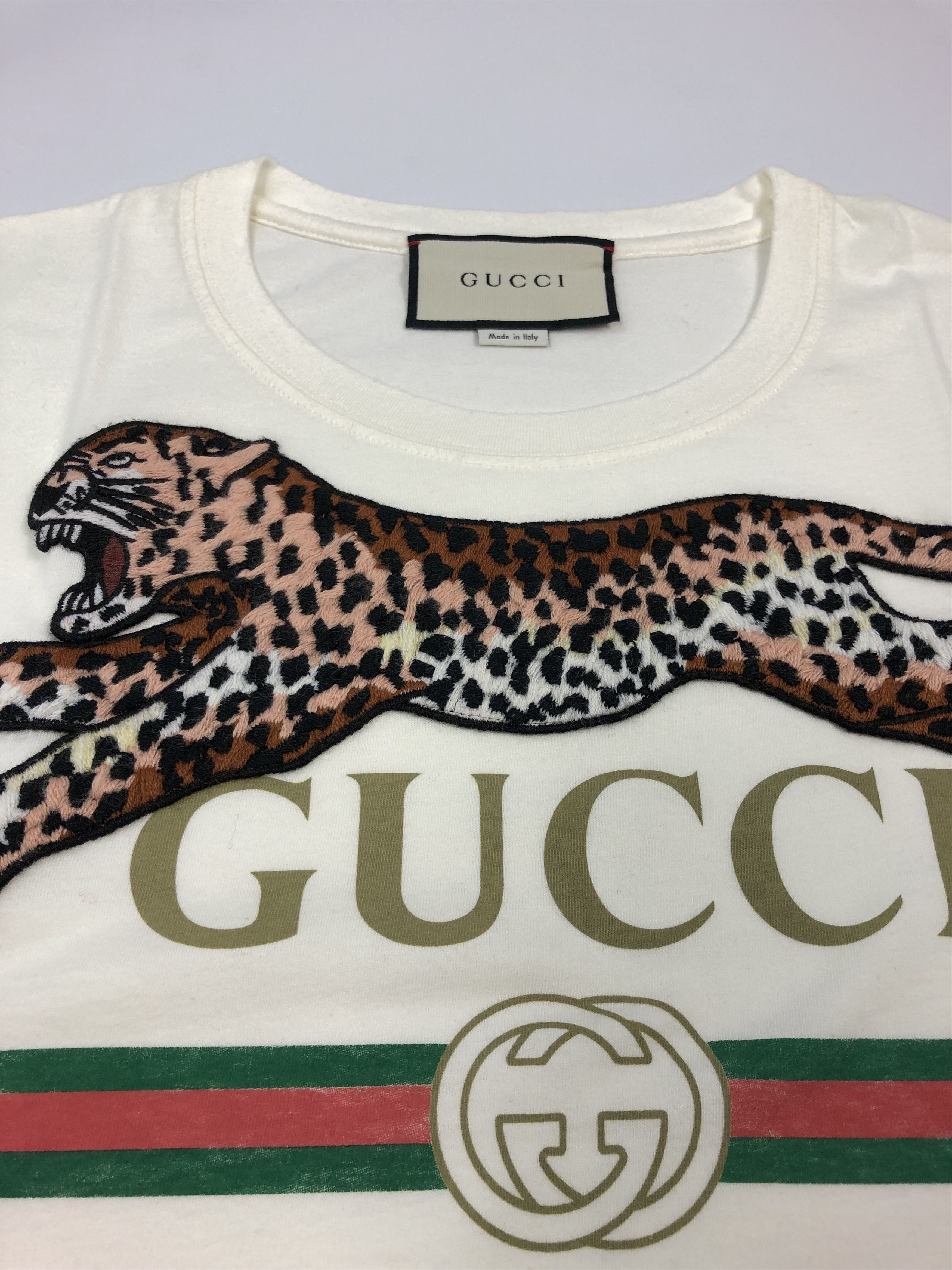 Gucci Classic Gucci Leopard T-shirt Size US M / EU 48-50 / 2 - 2 Thumbnail