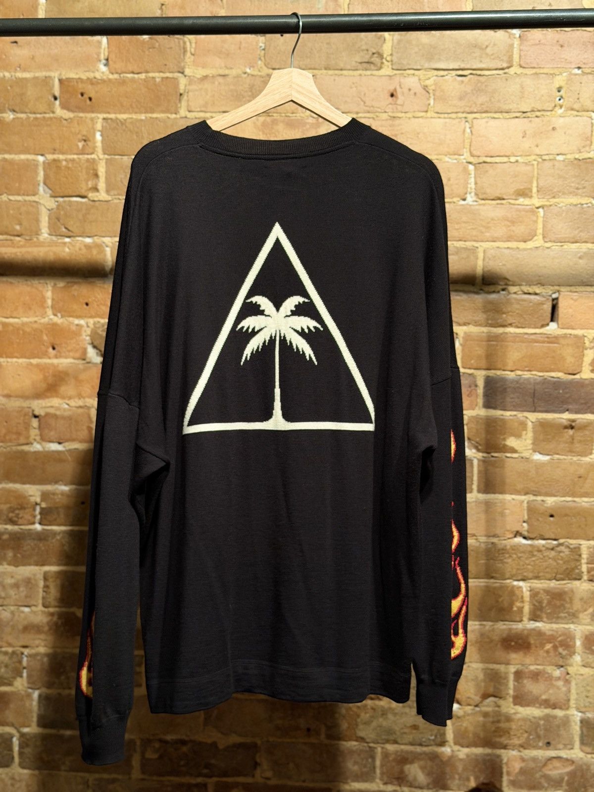Palm Angels Palm Angels Flame Knit Sweater Size US L / EU 52-54 / 3 - 2 Thumbnail