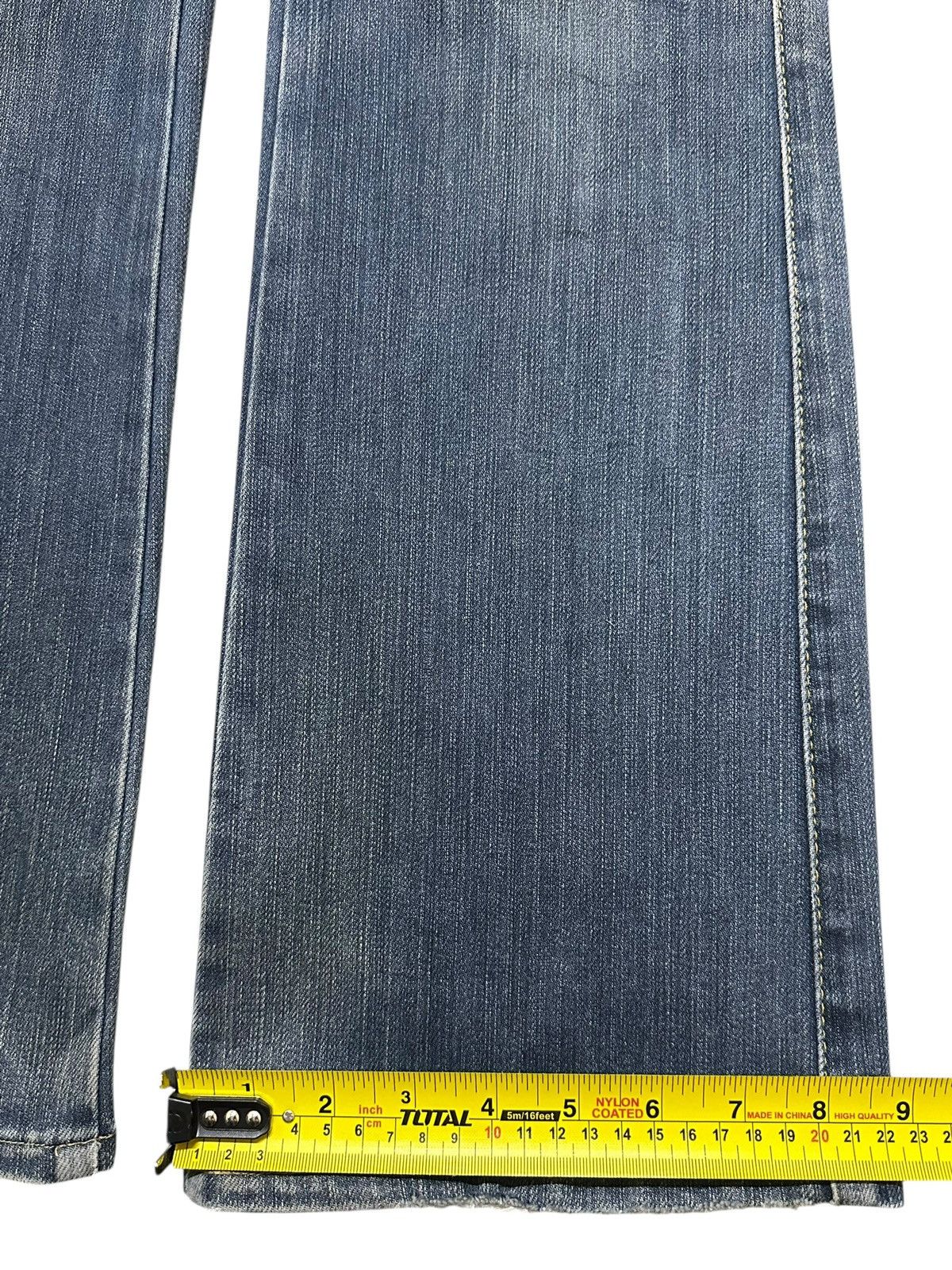 Japanese Brand Vintage Japanese Brand Blue Faded Wash Whiskers Bootcut Jean Size US 28 / EU 44 - 14 Thumbnail
