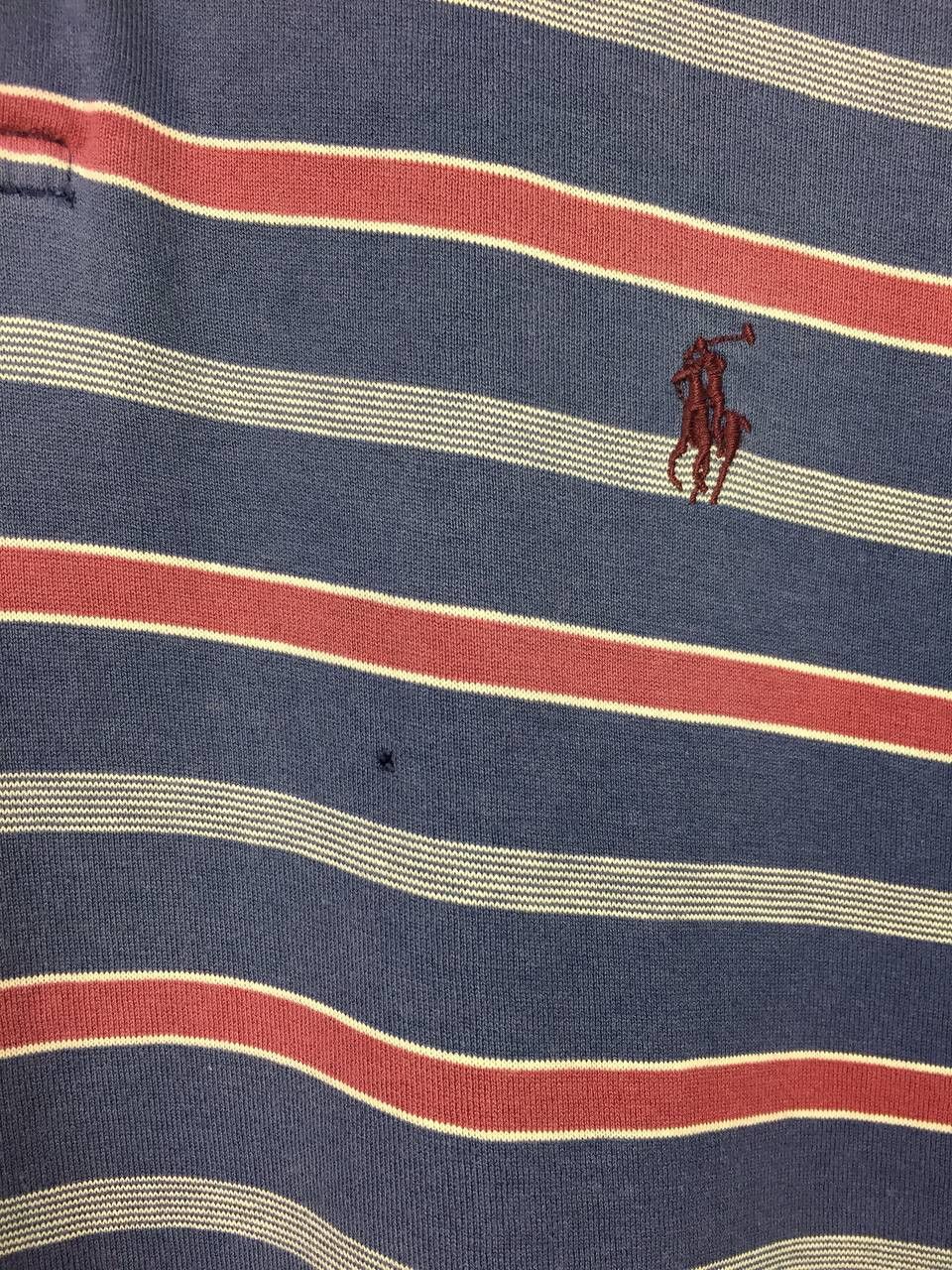 Polo Ralph Lauren Vtg Polo Ralph Lauren Pony Logo Striped Polo Shirt Size US S / EU 44-46 / 1 - 8 Thumbnail