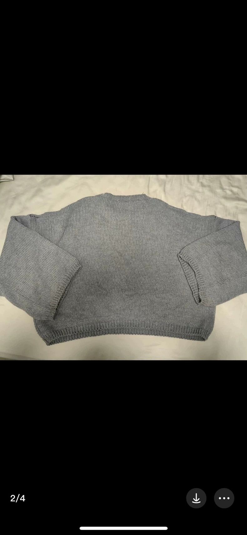 Raf Simons Raf simons Short sweater in gray Size US S / EU 44-46 / 1 - 2 Thumbnail