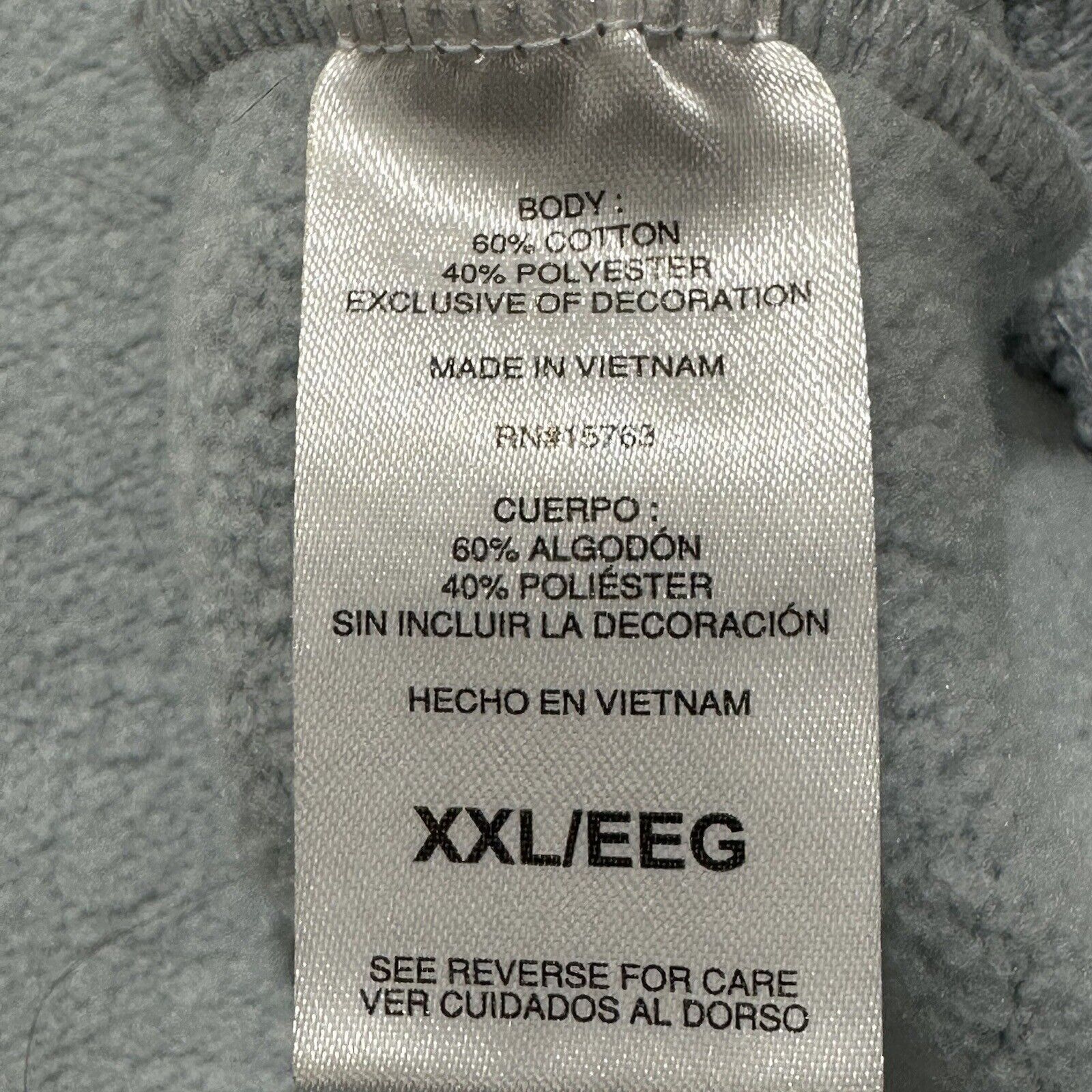 Champion Champion XXL Crewneck Fleece Sweatshirt Blue Long Sleeve Size XXL / US 16-18 / IT 52-54 - 4 Thumbnail