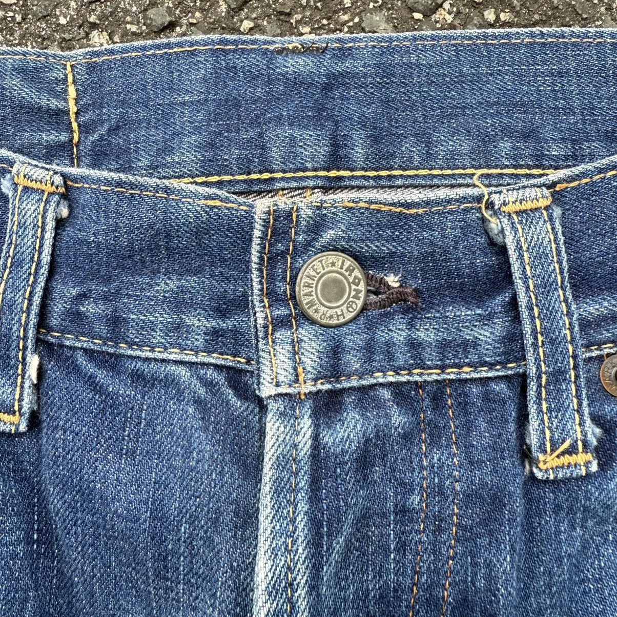 Blue Blue Japan VINTAGE BLUE BLUE BUTTON FLY JEAN DENIM PANT Size US 29 - 7 Thumbnail