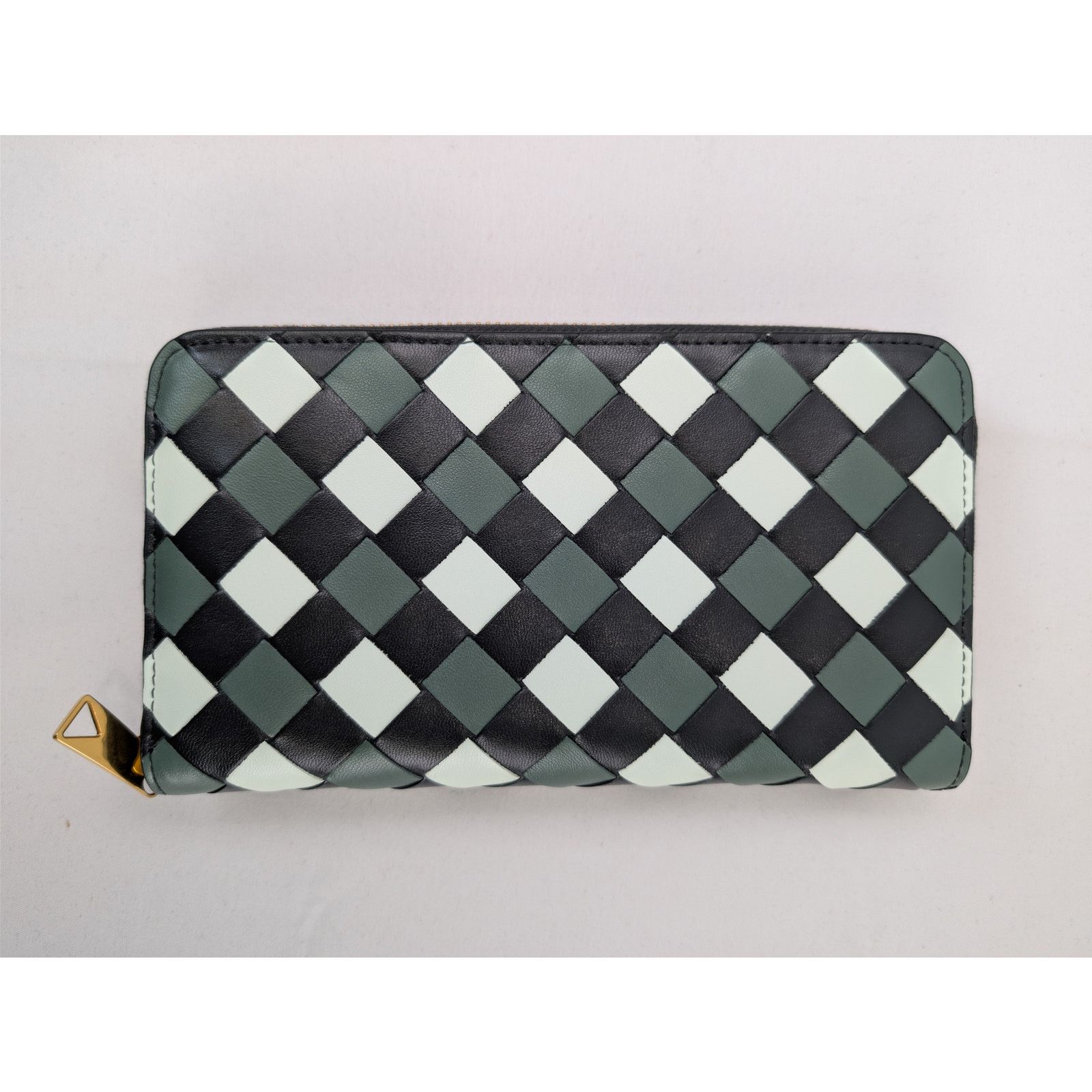 Bottega Veneta o1rshd1 Size:OS/ Intrecciato check leather zip-around wallet Size ONE SIZE - 5 Thumbnail