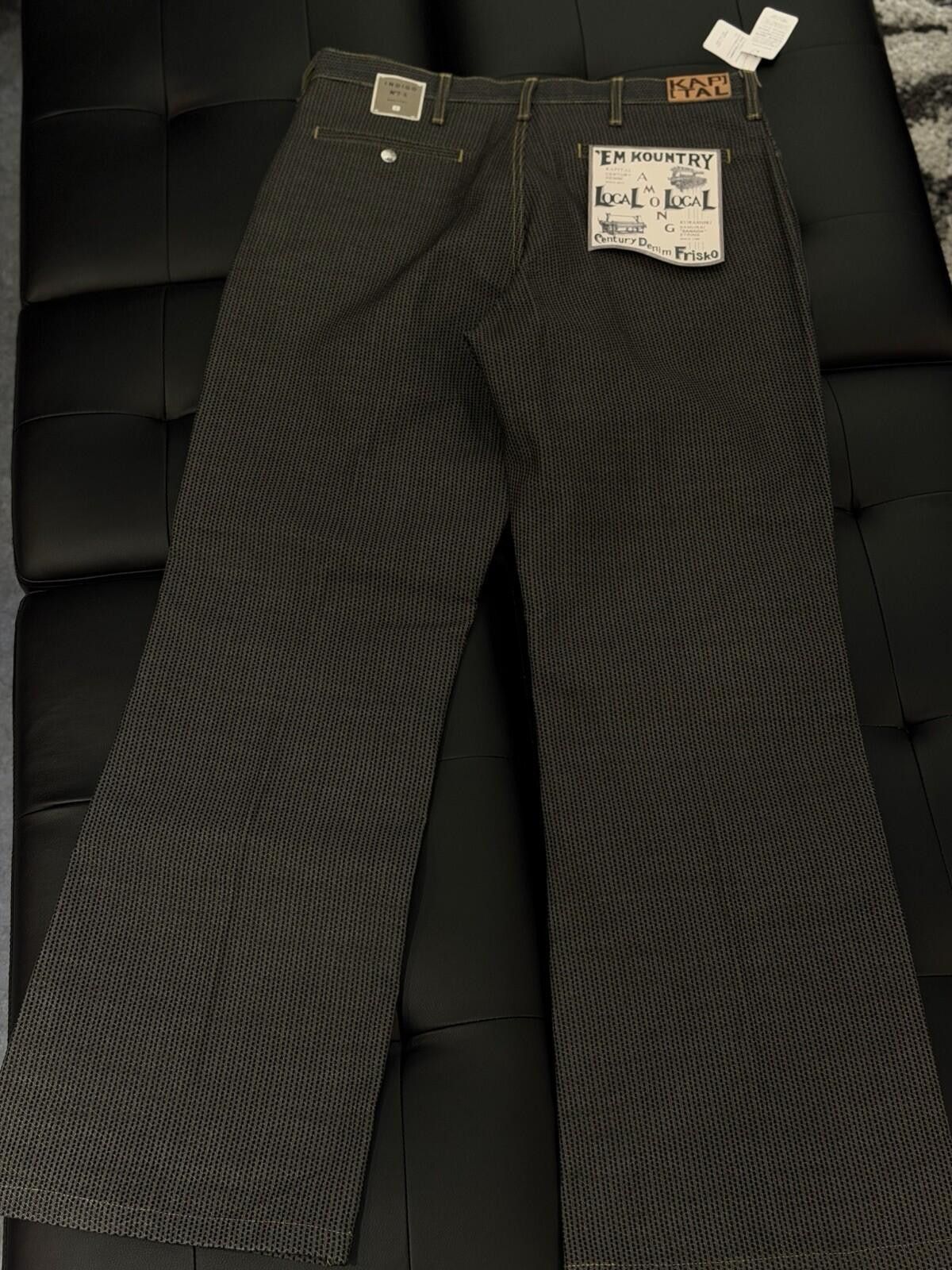 Kapital Kapital Century Denim Monkey Cisco Jeans Indigo No.7 Size 38 Size US 38 / EU 54 - 5 Thumbnail