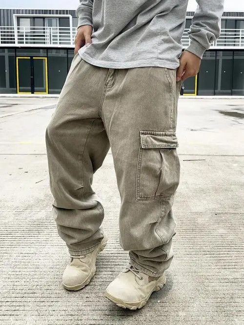 Japanese Brand Cargo Loose Fit Pants Gorpcore Size US 32 / EU 48 - 2 Thumbnail