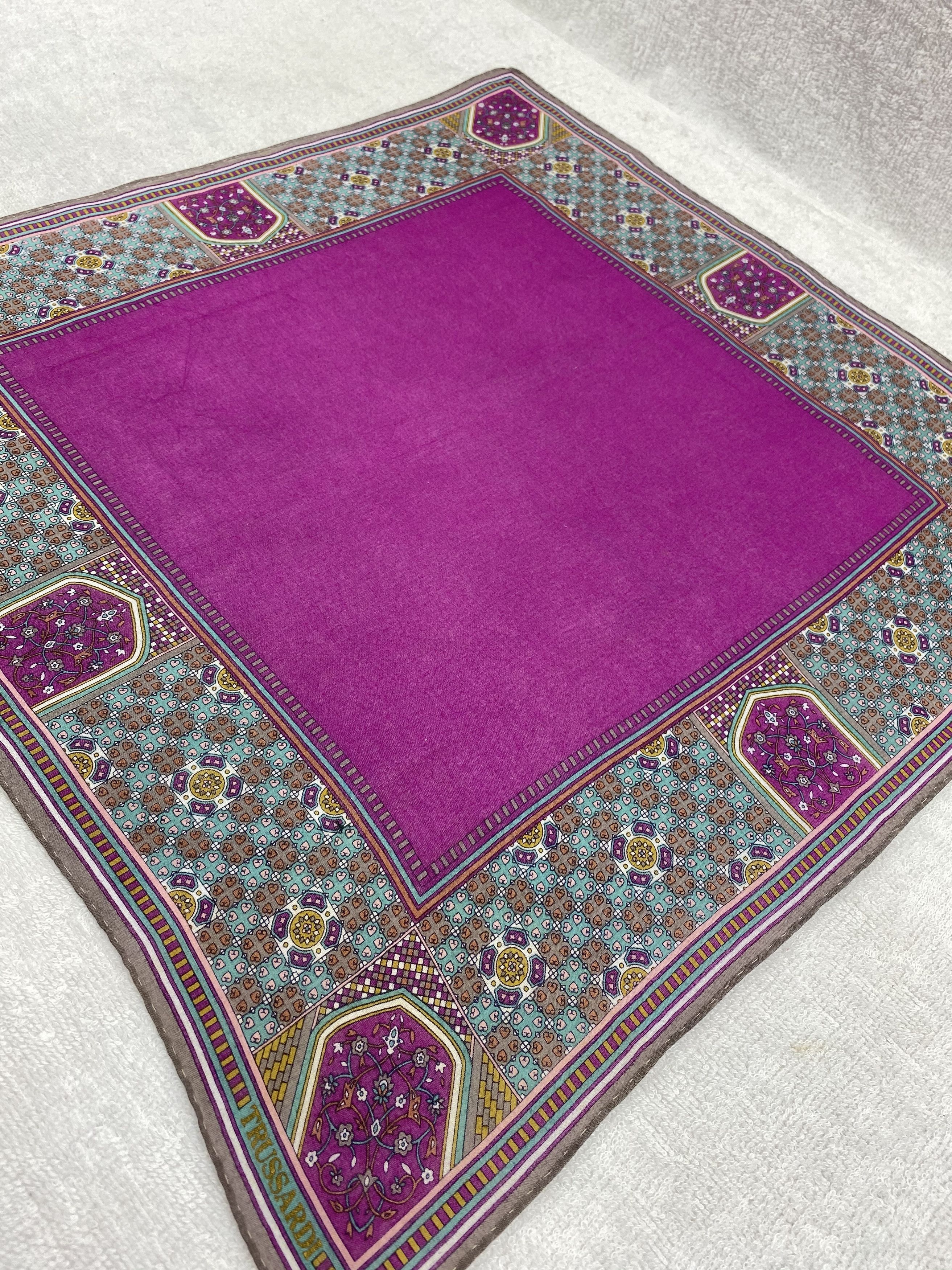 Trussardi × Vintage Trussardi Handkerchief / Bandana / Neckerchief Size ONE SIZE - 4 Thumbnail