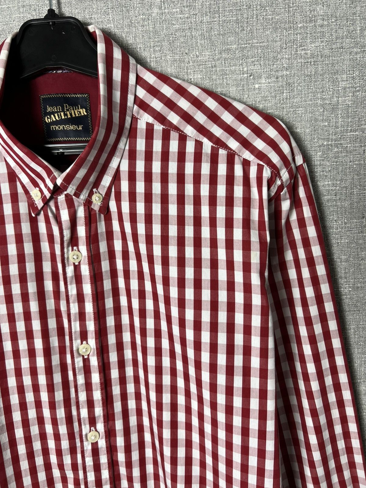 Jean Paul Gaultier Jean Paul Gaultier Checkered Button Long Sleeve Shirt JPG Size US M / EU 48-50 / 2 - 4 Thumbnail