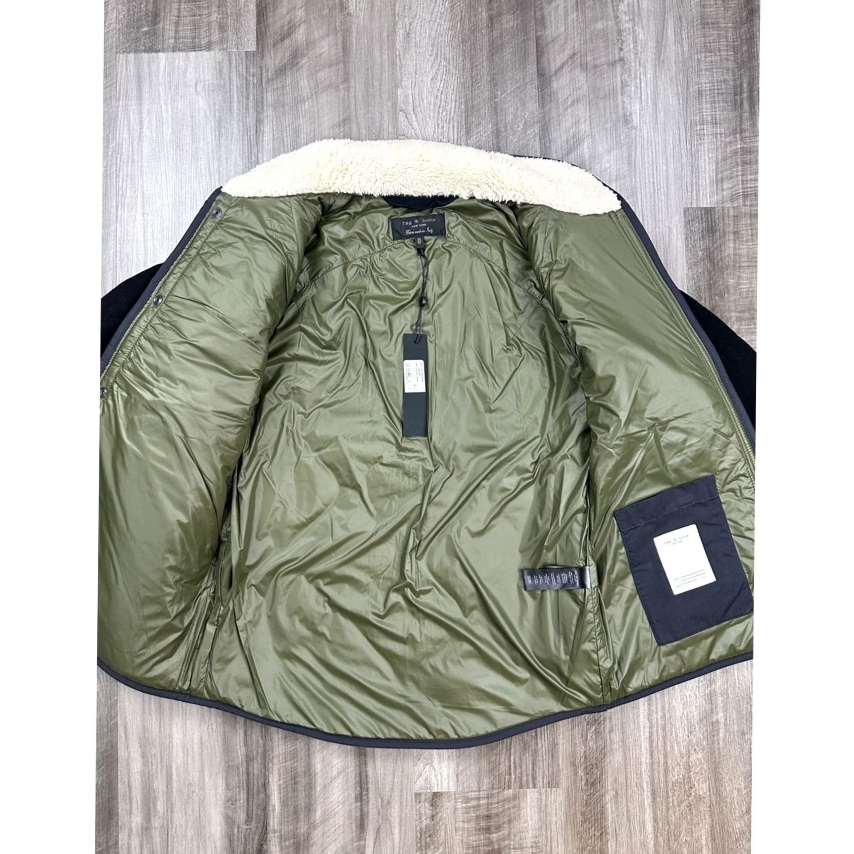 Rag & Bone Rag & Bone Haywood Liner Quilted Wool Blend Jacket XS Men Black Wool 80% 20% Quilted Jacket NWT" Size US XS / EU 42 / 0 - 7 Thumbnail