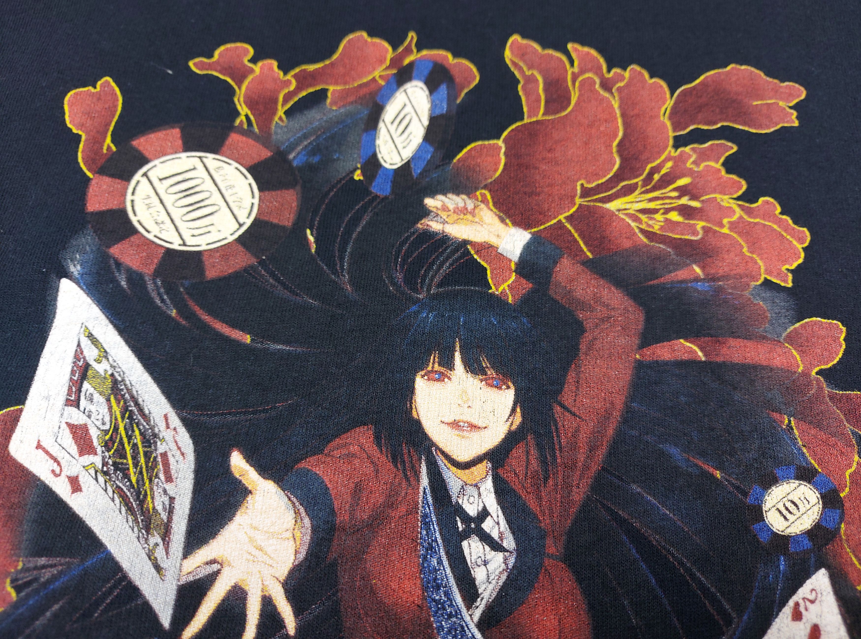 Anime × Japanese Brand Kakegurui Jabami Yumeko Anime Manga Square Enix TEE Size US L / EU 52-54 / 3 - 3 Thumbnail