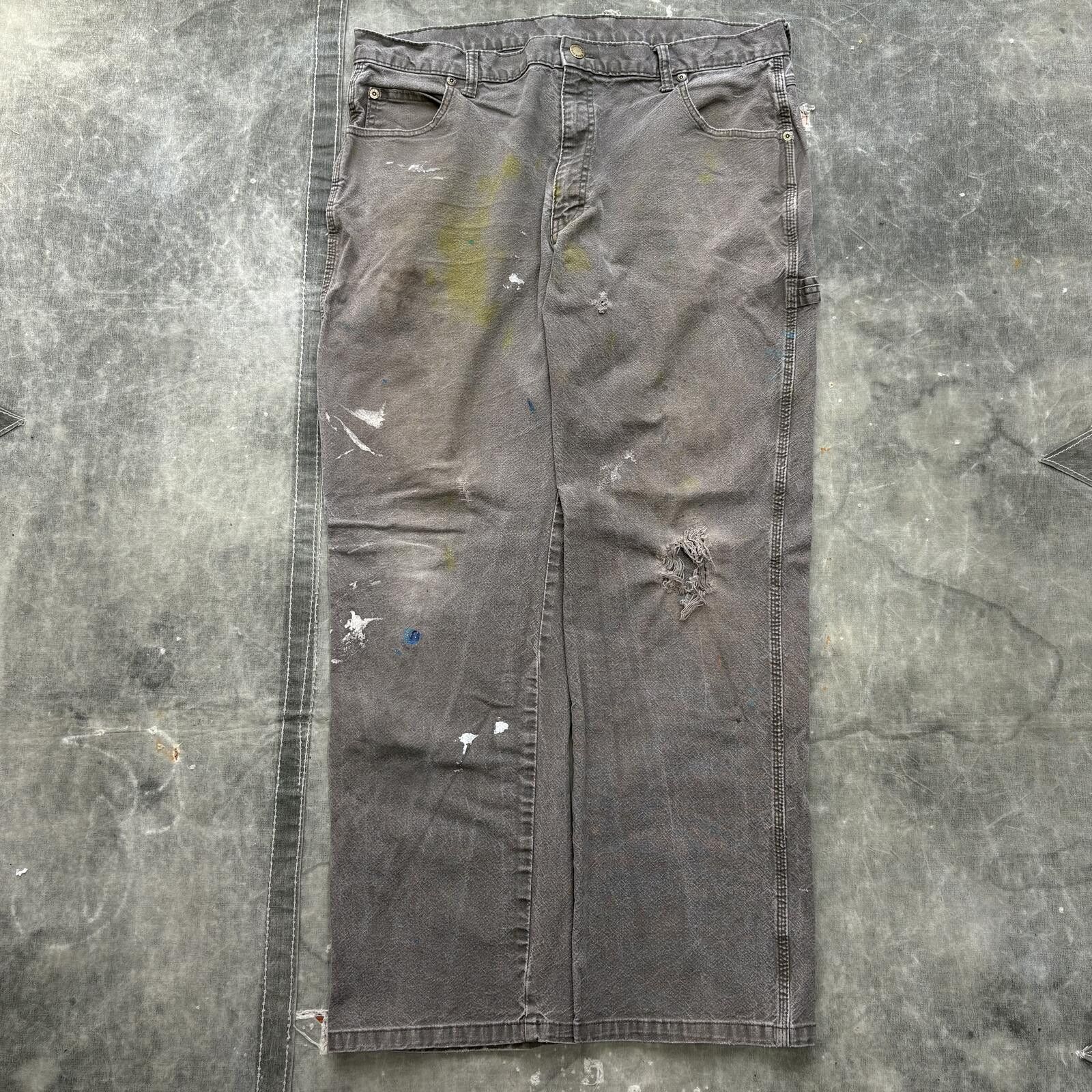 Dickies Vintage Y2K Dickies Carpenter Paint Distressed Grunge Pants Size US 36 / EU 52 - 1 Thumbnail