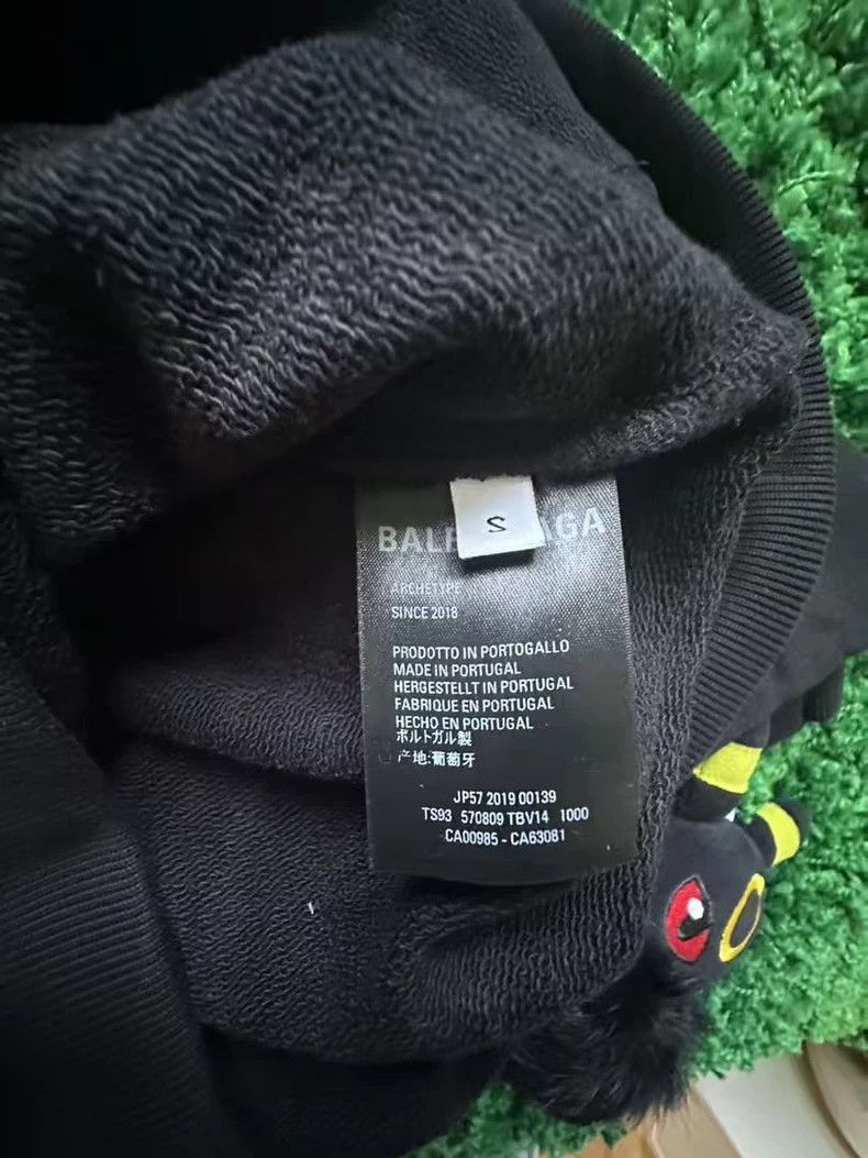 Balenciaga Balenciaga Black Coke Hoodie Size US S / EU 44-46 / 1 - 4 Thumbnail