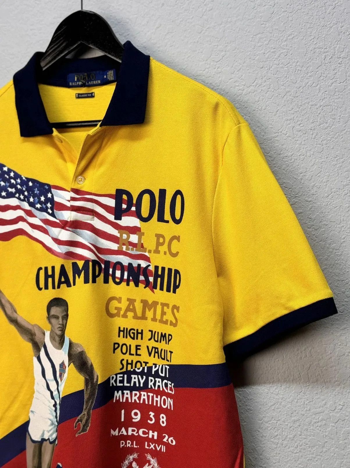 Vintage Polo Ralph Lauren Championship Big Logo Polo T-Shirt Size US M / EU 48-50 / 2 - 3 Thumbnail