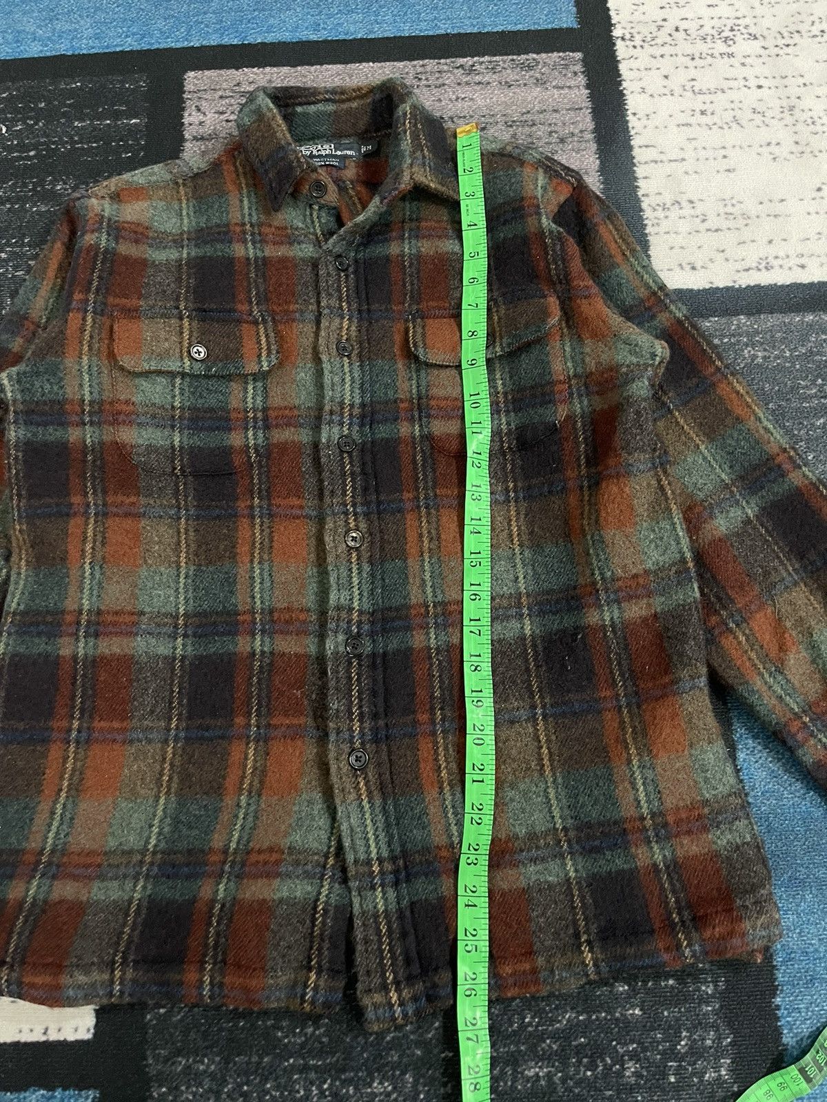 Polo Ralph Lauren Vintage Polo Ralph Lauren Whitman Wool Plaid Shirt Size US M / EU 48-50 / 2 - 14 Thumbnail