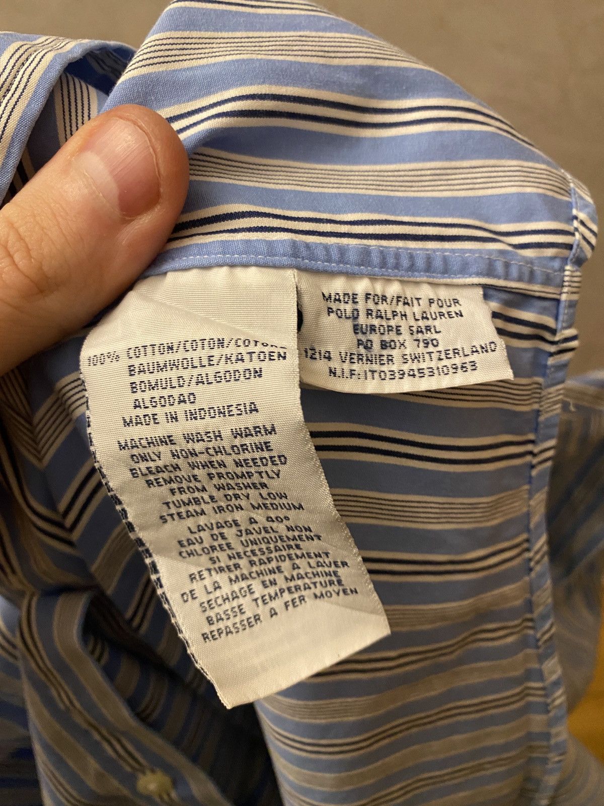 Ralph Lauren × Vintage Vintage Ralph lauren stripped shirt button up Size US XL / EU 56 / 4 - 4 Thumbnail