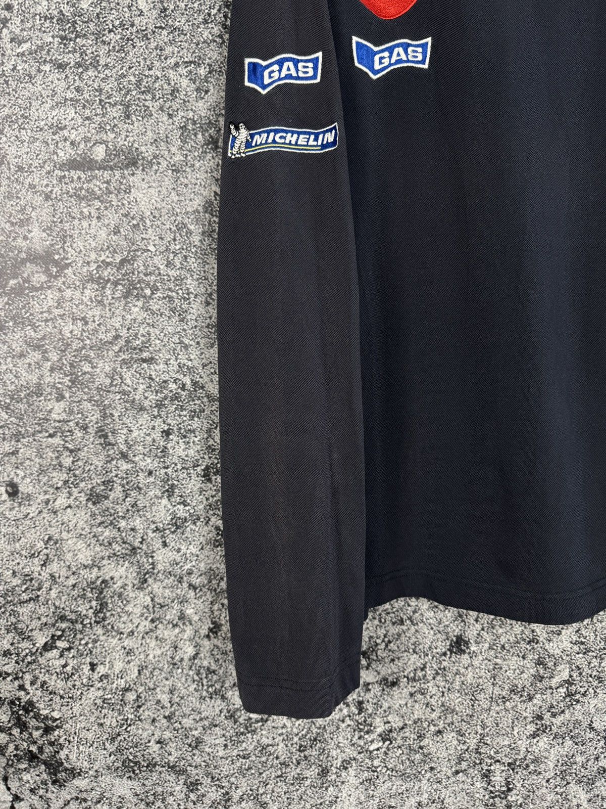 Honda Vintage Honda Racing Long Sleeve Polo Shirt Pepsol Gas Sz L Size US L / EU 52-54 / 3 - 4 Thumbnail