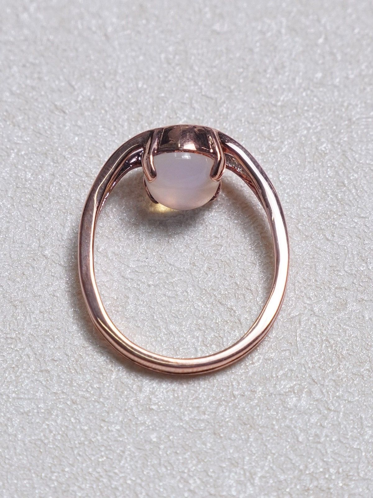 Maison Margiela Martin Margiela Inside-Out Moonstone Rose Gold Silver Ring Size ONE SIZE - 1 Thumbnail