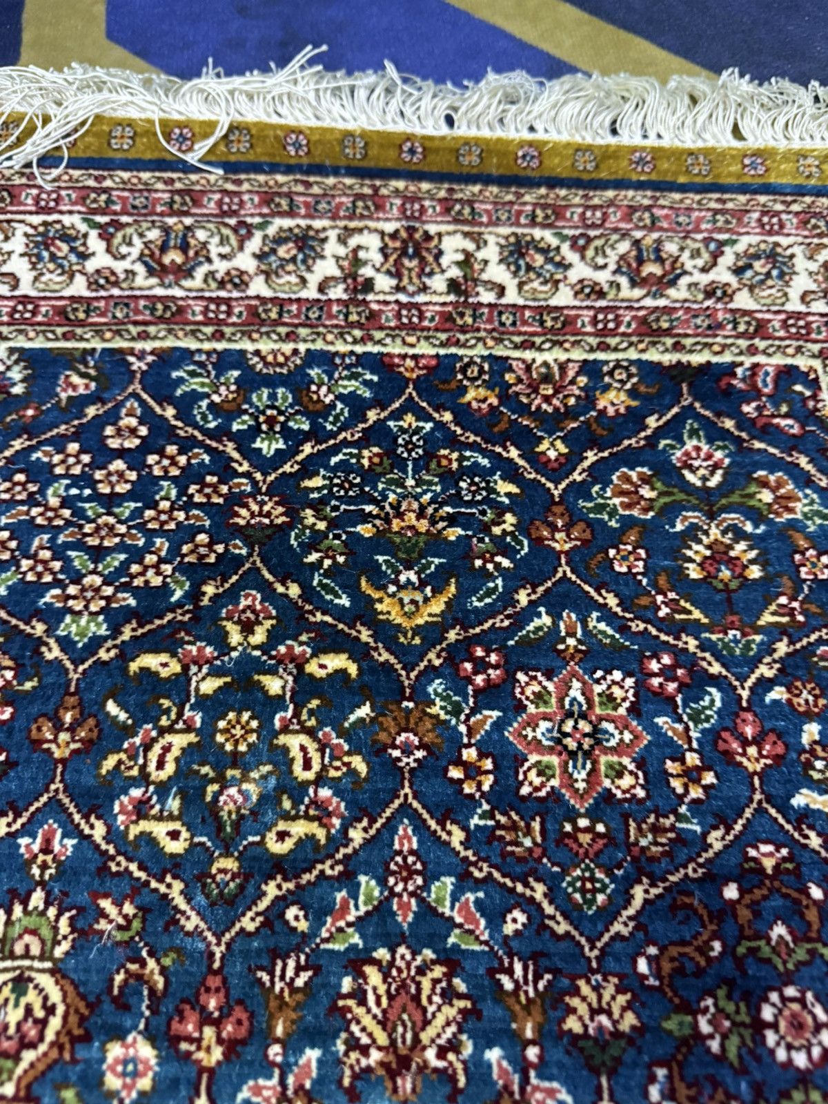 Native HANDMADE KAYSERI SILK RUG 1.5' x 2' TURKIYE CARPET Size ONE SIZE - 5 Thumbnail
