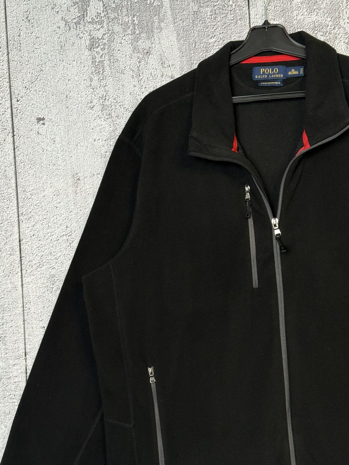 Polo Ralph Lauren Polo Ralph Lauren Performance Black Full Zip Fleece Jacket Size US XL / EU 56 / 4 - 9 Thumbnail