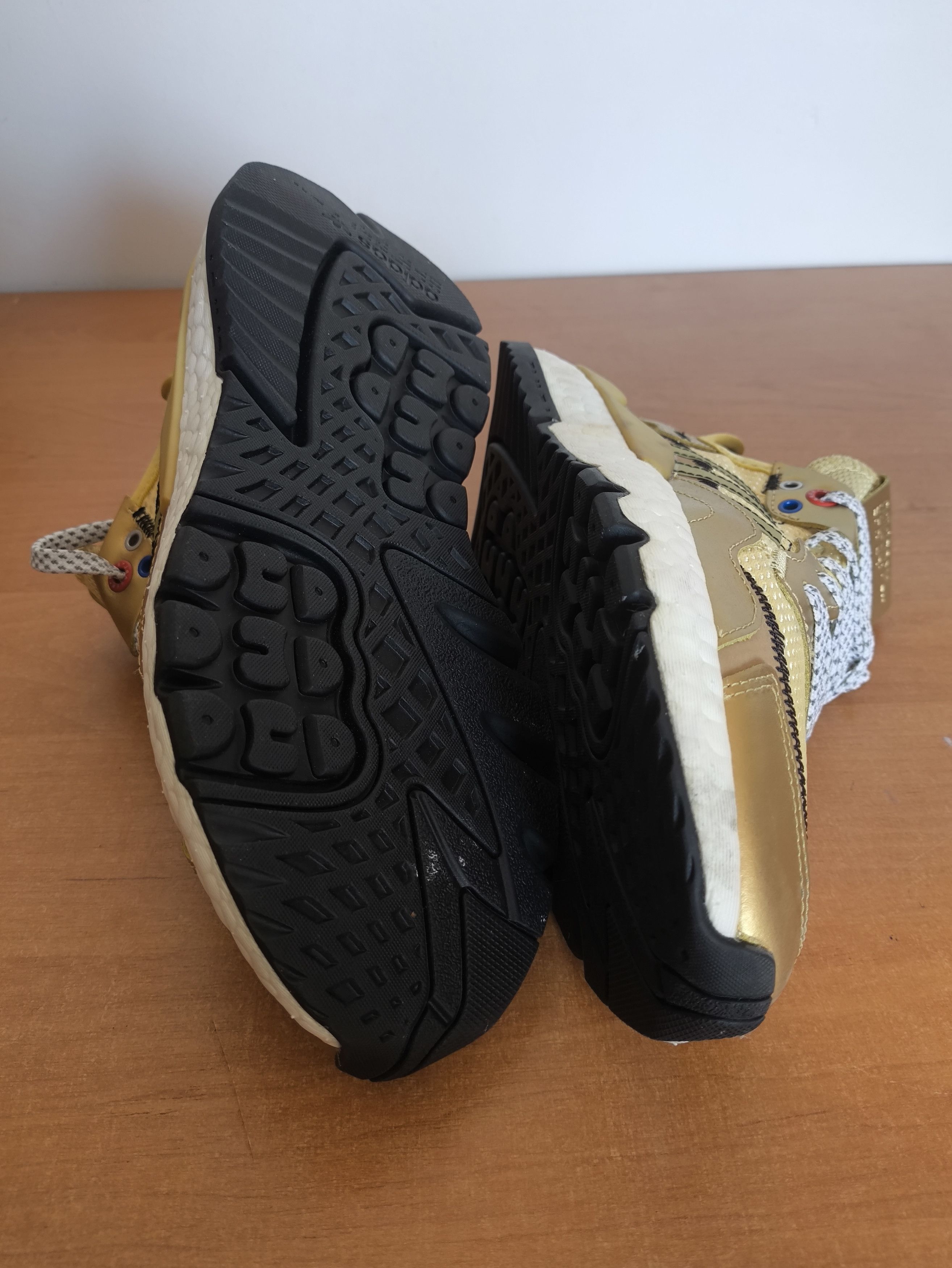 Adidas Adidas Nite Jogger Gold Metallic Sneakers EU36 Light Wear Size US 6 / IT 36 - 6 Thumbnail