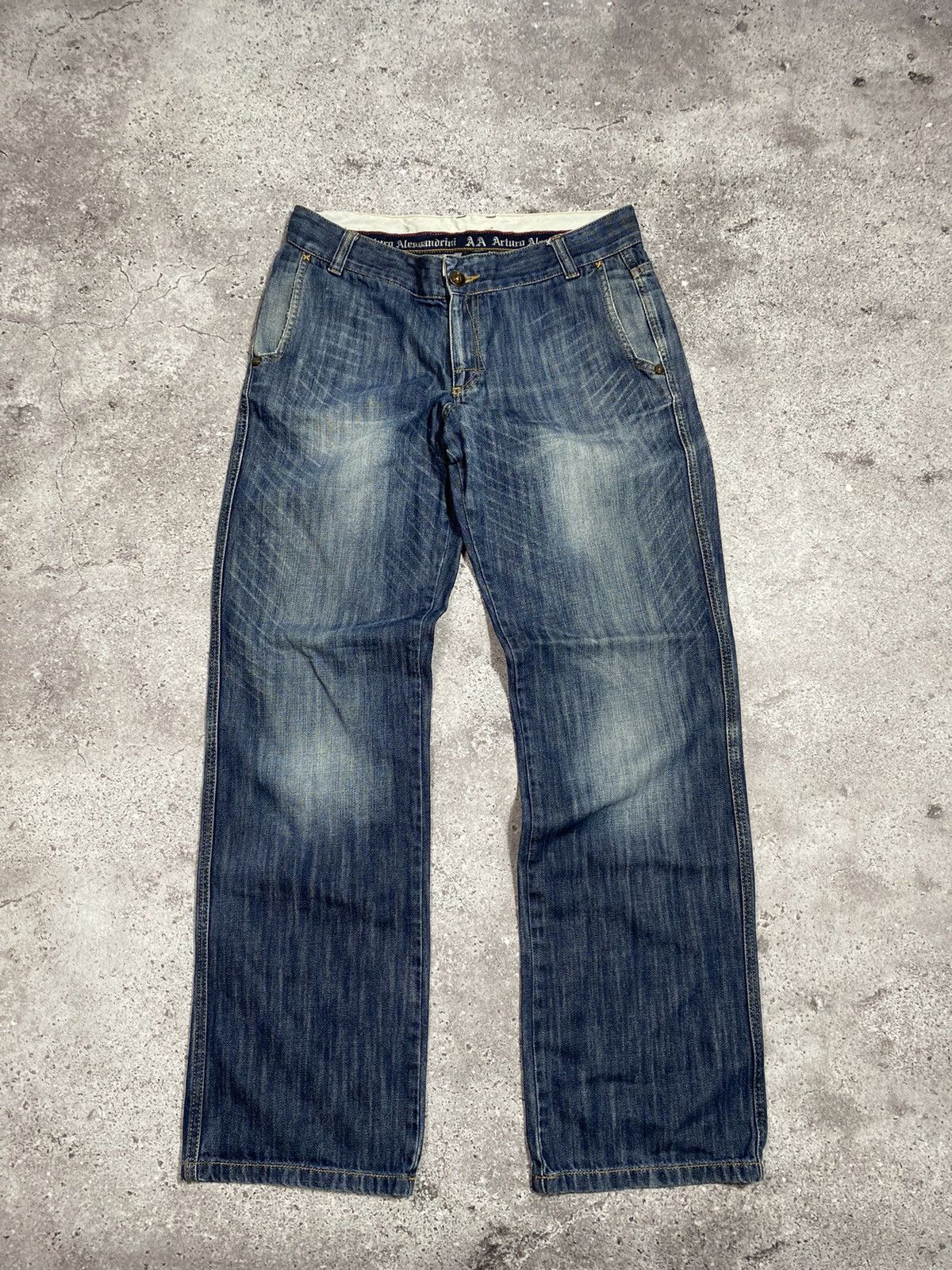 Vintage Vintage Arturo Alessandrini denim jeans Size US 32 / EU 48 - 1 Thumbnail