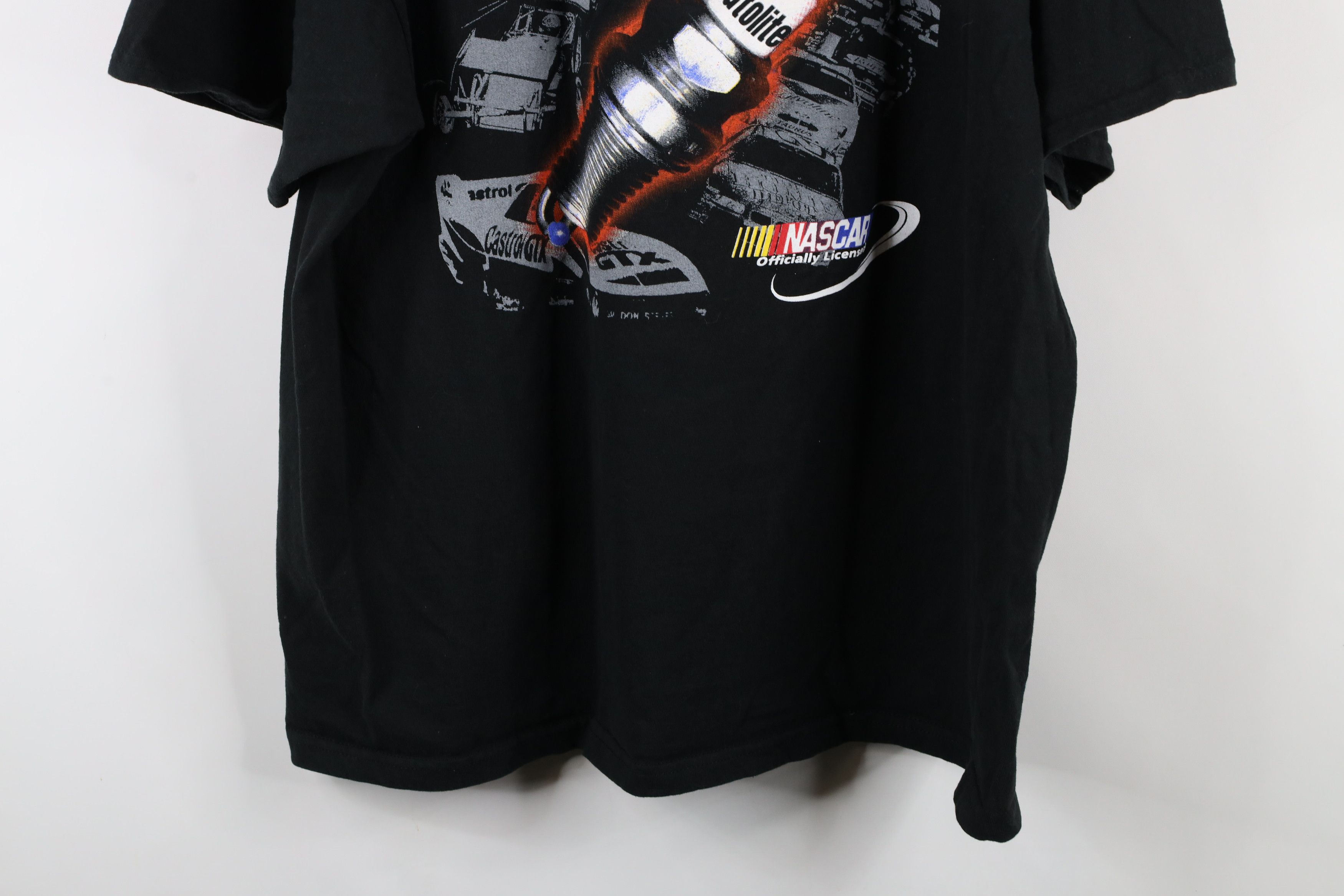 Vintage Vintage NASCAR Autolite Spark Plugs T-Shirt Black Cotton Size US XXL / EU 58 / 5 - 11 Thumbnail