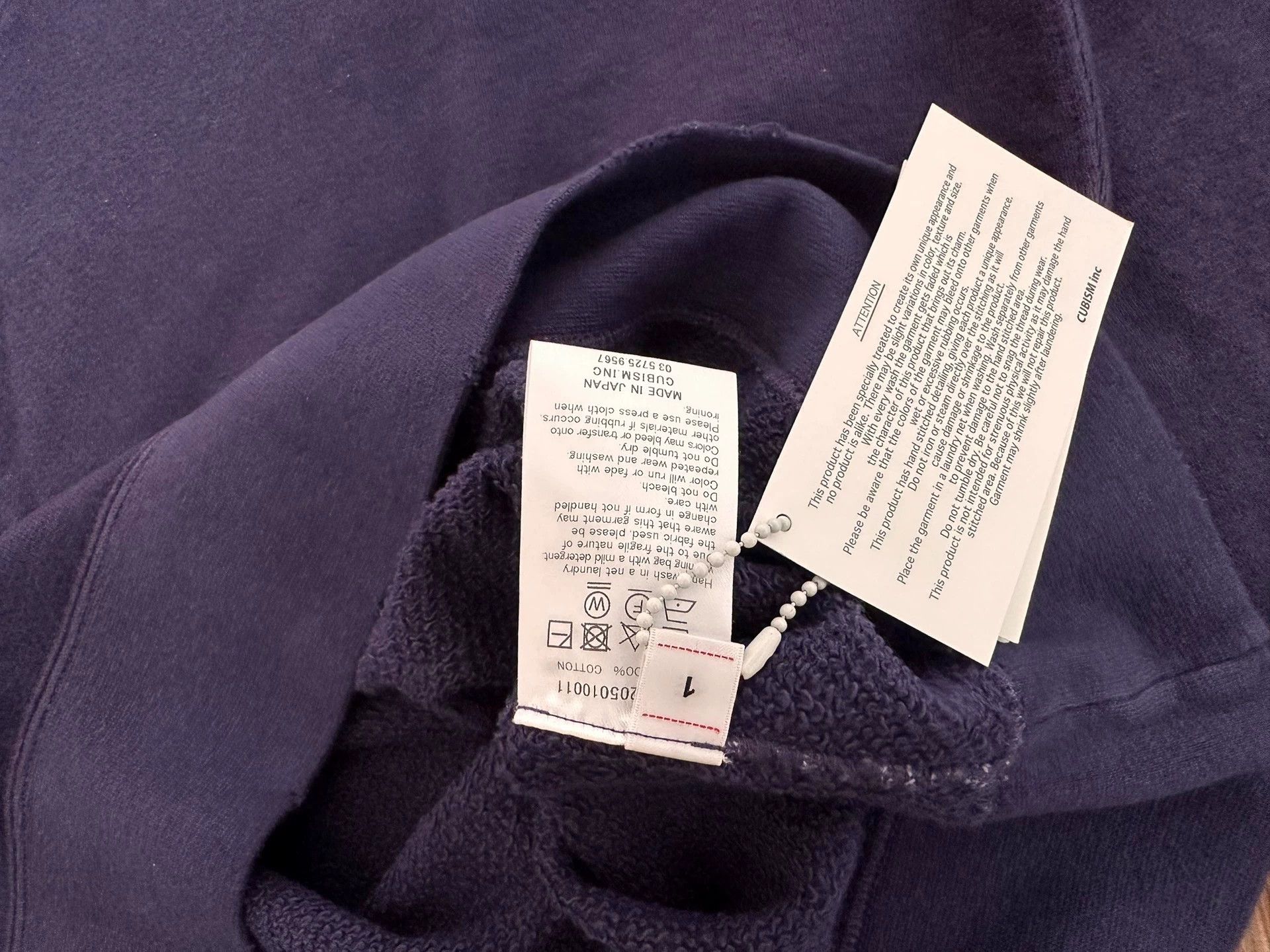 Visvim VISVIM 20AW JUMBO SWEAT L/S tie-dye destroyed sweatshirt Size US S / EU 44-46 / 1 - 3 Thumbnail