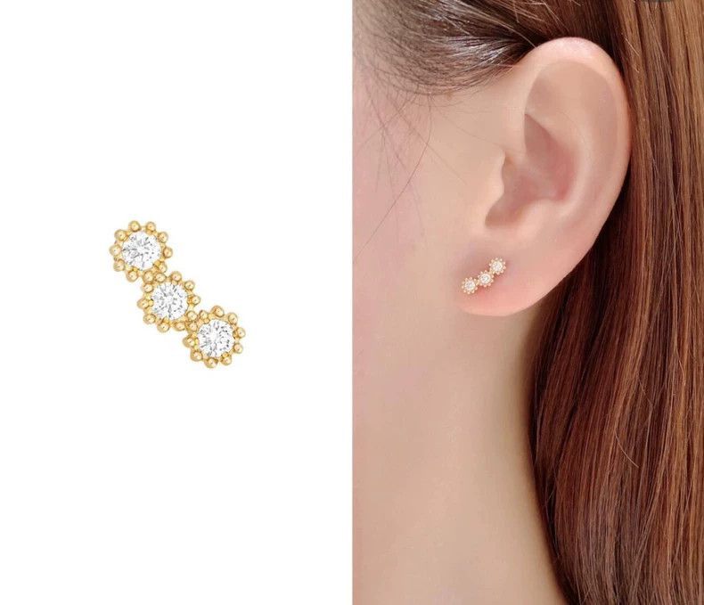 Dior DIOR MIMIROSE Diamond Stud Earrings-2506 Size ONE SIZE - 7 Thumbnail