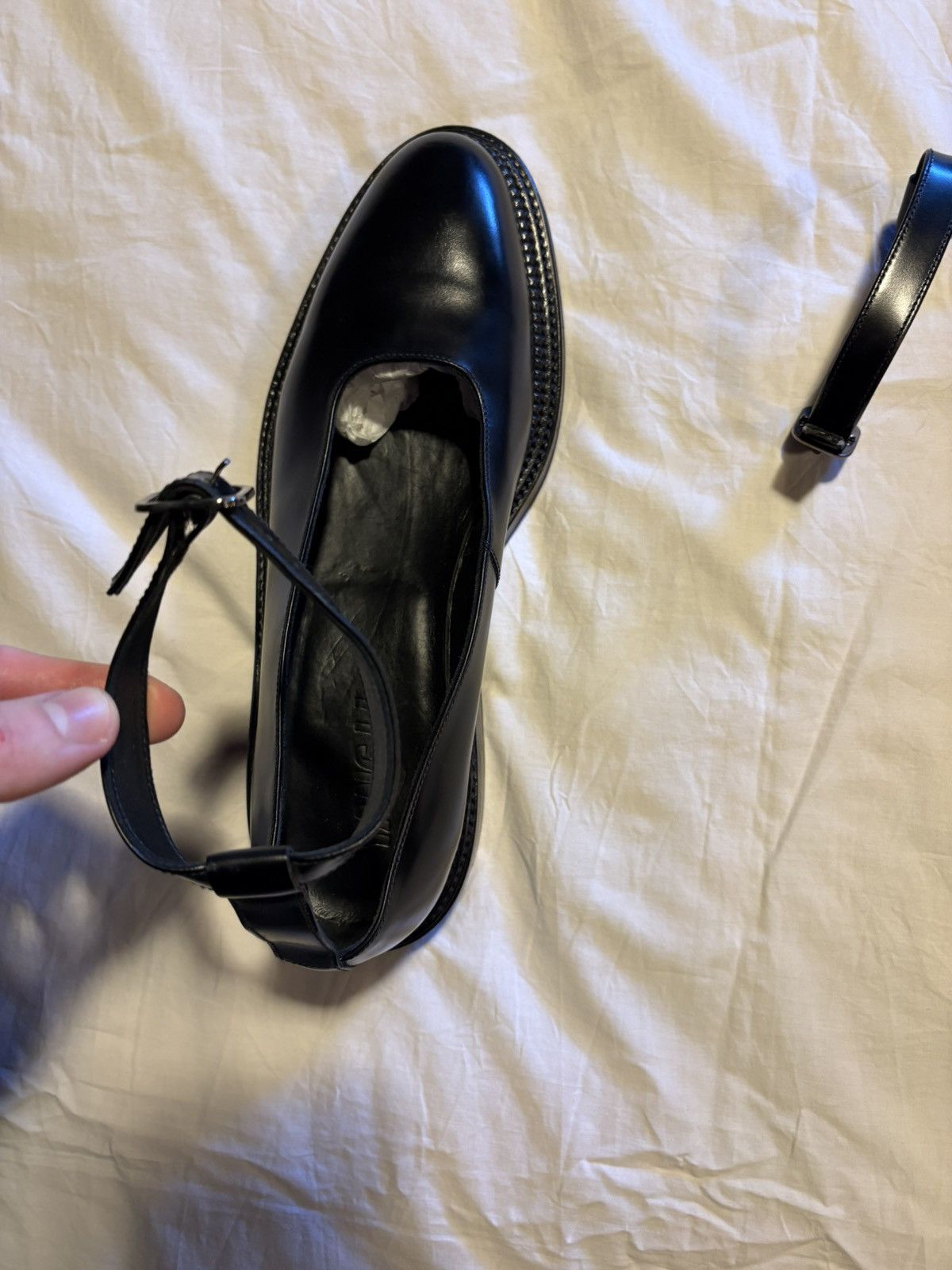 Yang Li Yang Li ankle strap leather loafers. Size US 8 / EU 41 - 3 Thumbnail