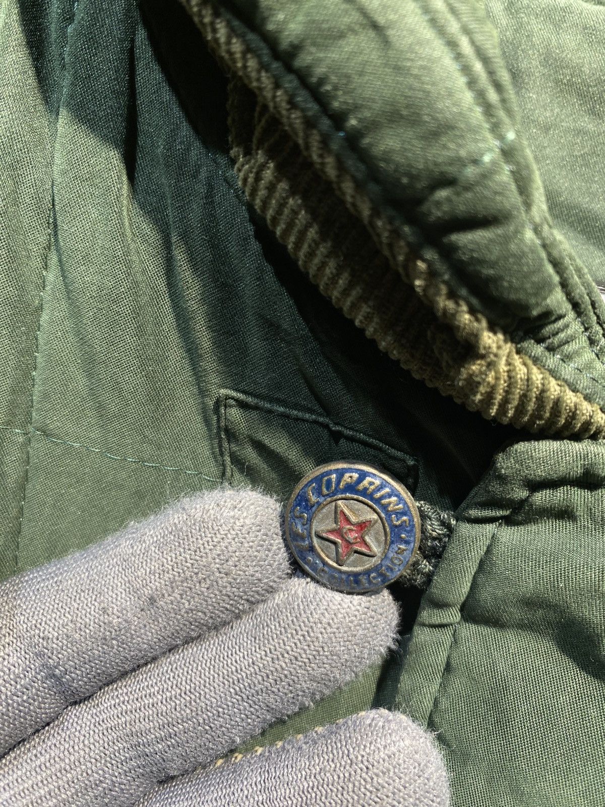 Les Copains Vintage Les Copains Military Style Quilted Jacket – 1980s Size US L / EU 52-54 / 3 - 7 Thumbnail