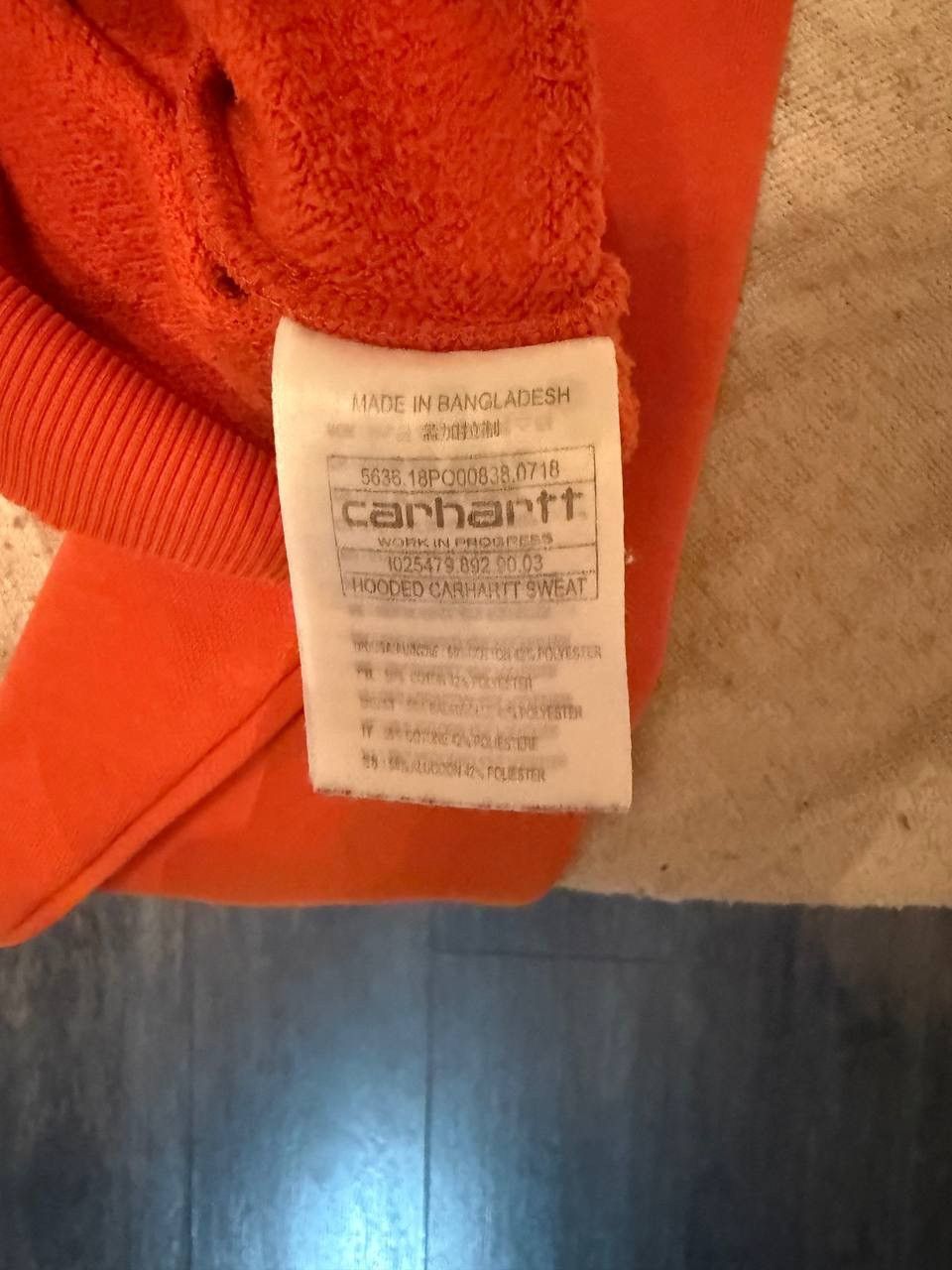 Carhartt Wip Hooded Carhartt Sweat Size US L / EU 52-54 / 3 - 4 Thumbnail