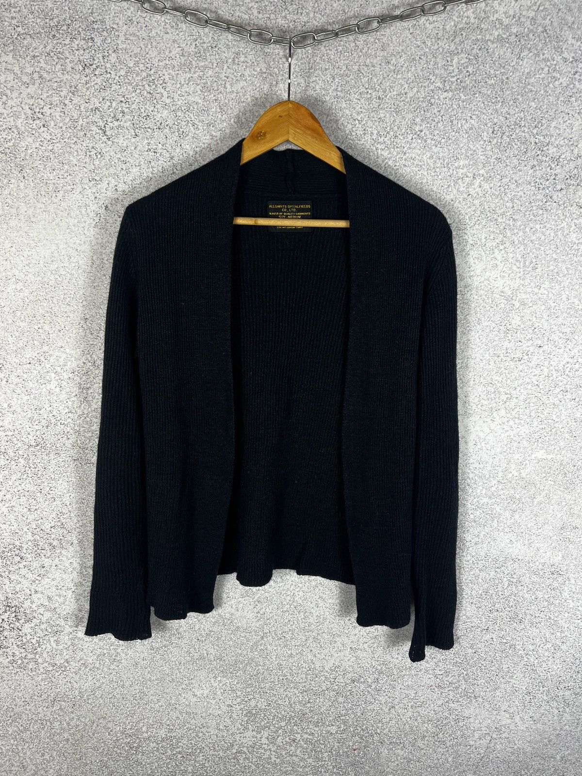 Allsaints Vintage Allsaints Linen / Wool Laguna Cardigan Size M / US 6-8 / IT 42-44 - 1 Thumbnail