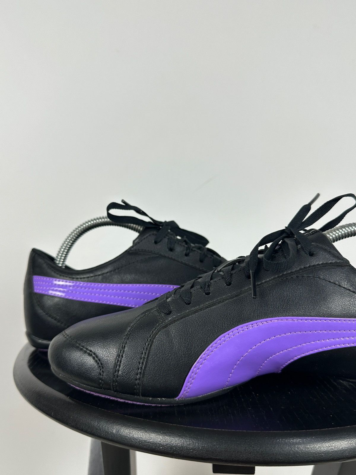 Puma Vintage Puma SpeedCat Y2K Leather Black/Purple Sneakers Size US 9 / IT 39 - 20 Thumbnail