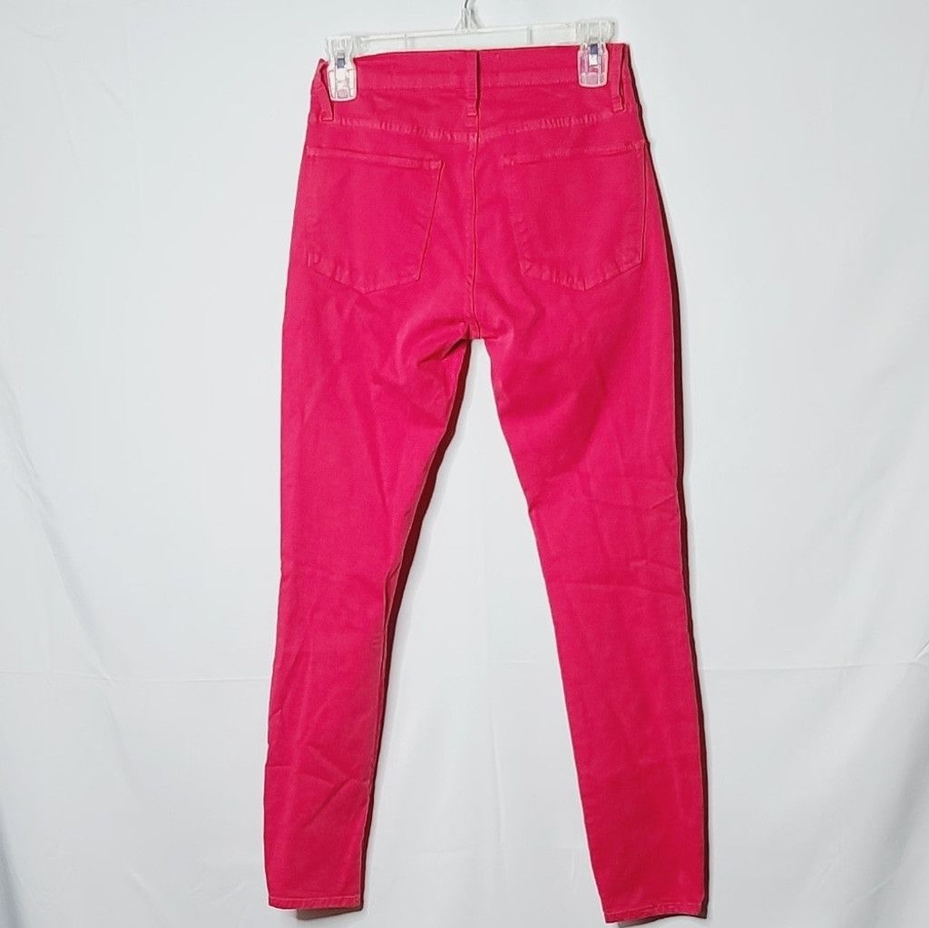 Frame Frame Le High Skinny vintage red 5 pocket jeans pants sz 25 Size 25" / US 0 / IT 36 - 8 Thumbnail
