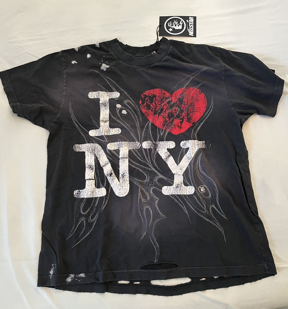 HELLSTAR Hellstar I Heart NY Shirt Size US L / EU 52-54 / 3 - 1 Thumbnail