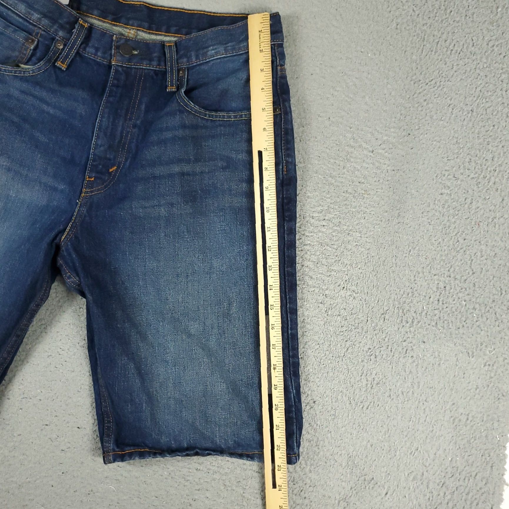 Levi's Levi's 569 Shorts Mens Size 31 Blue Denim Bermuda Regular Fit 5-Pocket Casual Size US 31 - 4 Thumbnail