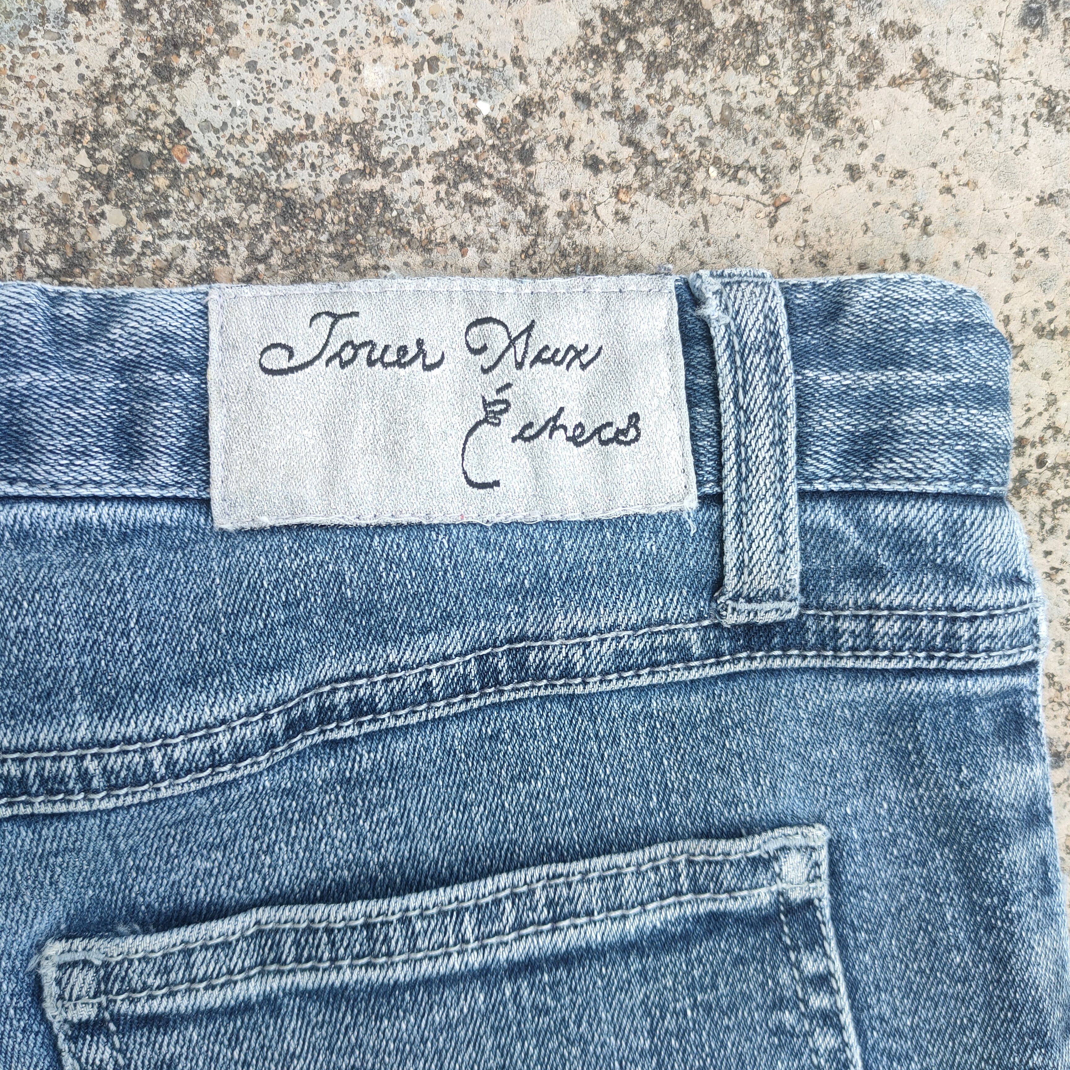 If Six Was Nine × Japanese Brand × Jean FLARE JOUES BOOTCUT FADED JEANS DENIM PANTS Size US 26 / EU 42 - 9 Thumbnail
