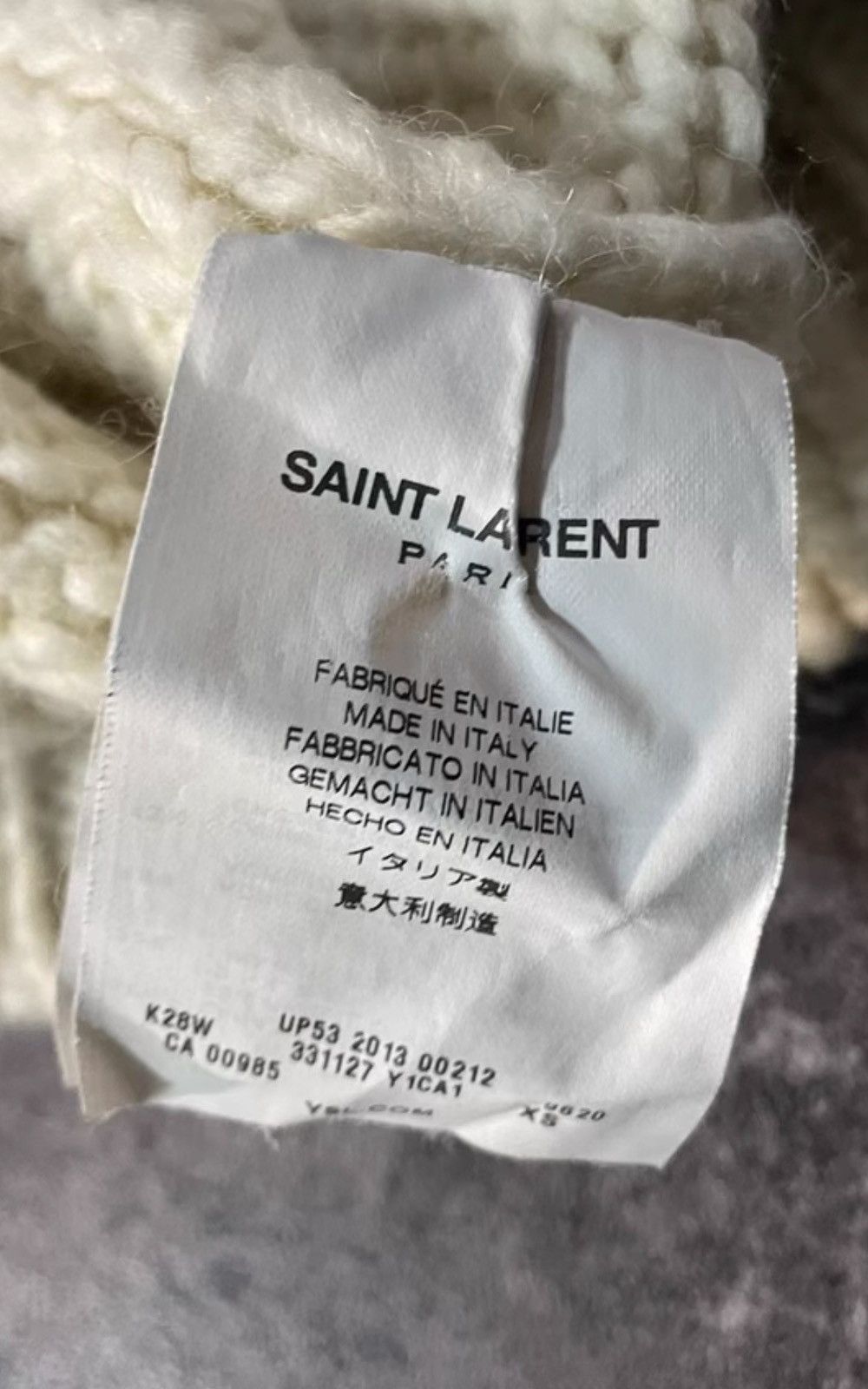 Saint Laurent Paris Saint Laurent Sweater Size US XS / EU 42 / 0 - 7 Thumbnail