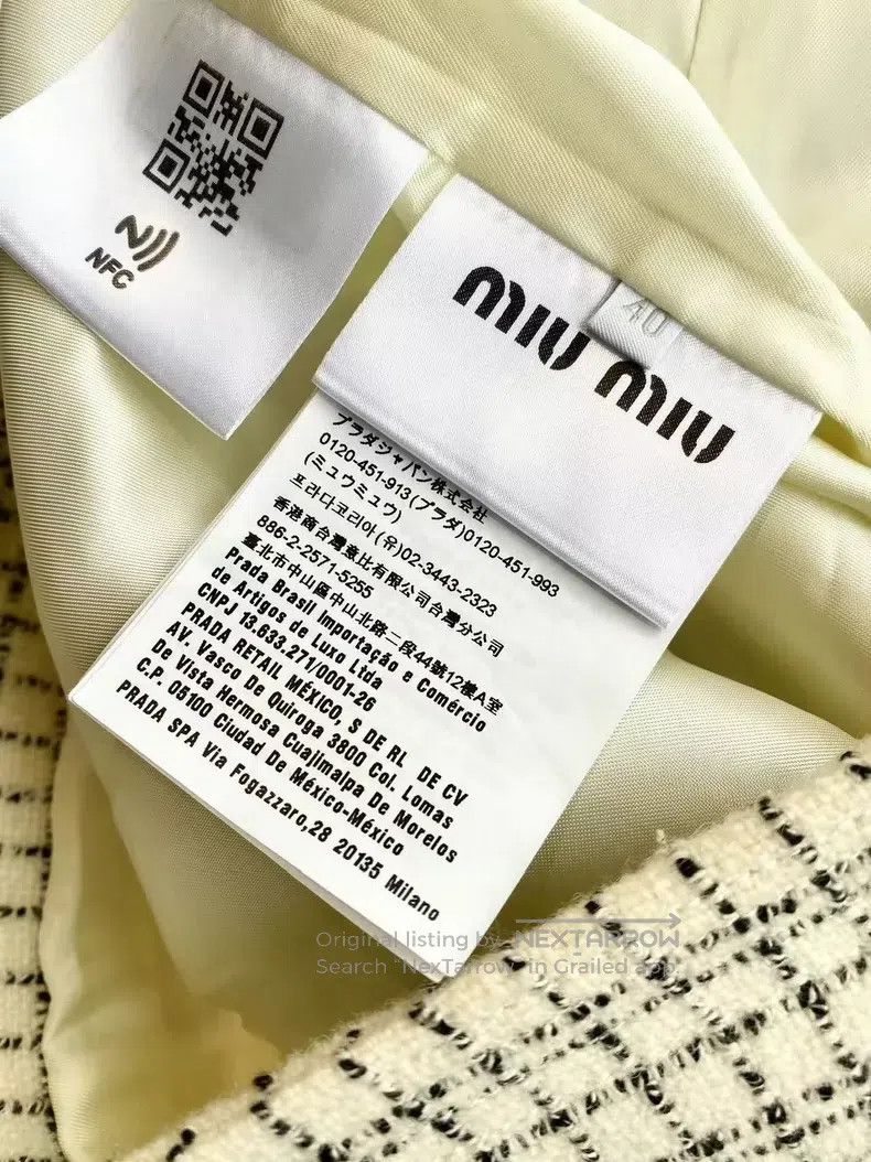 Miu Miu Miu Miu 40 Sheep hair bow decorative coat Size M / US 6-8 / IT 42-44 - 4 Thumbnail
