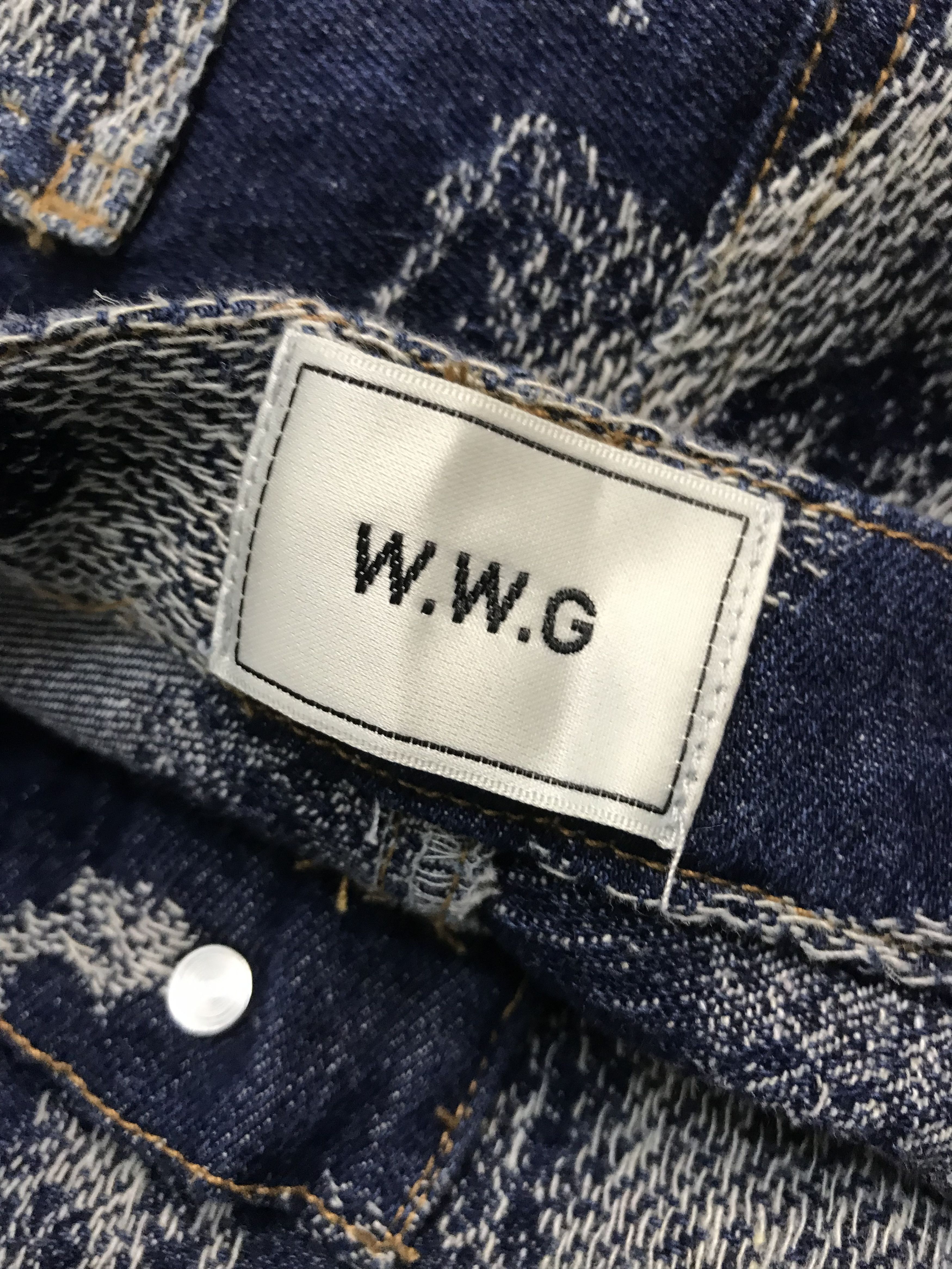 Hysteric Glamour × If Six Was Nine × Le Grande Bleu (L.G.B.) Flare W.W.G Blue Like sashiko Straight Cut Pant Size US 28 / EU 44 - 8 Thumbnail