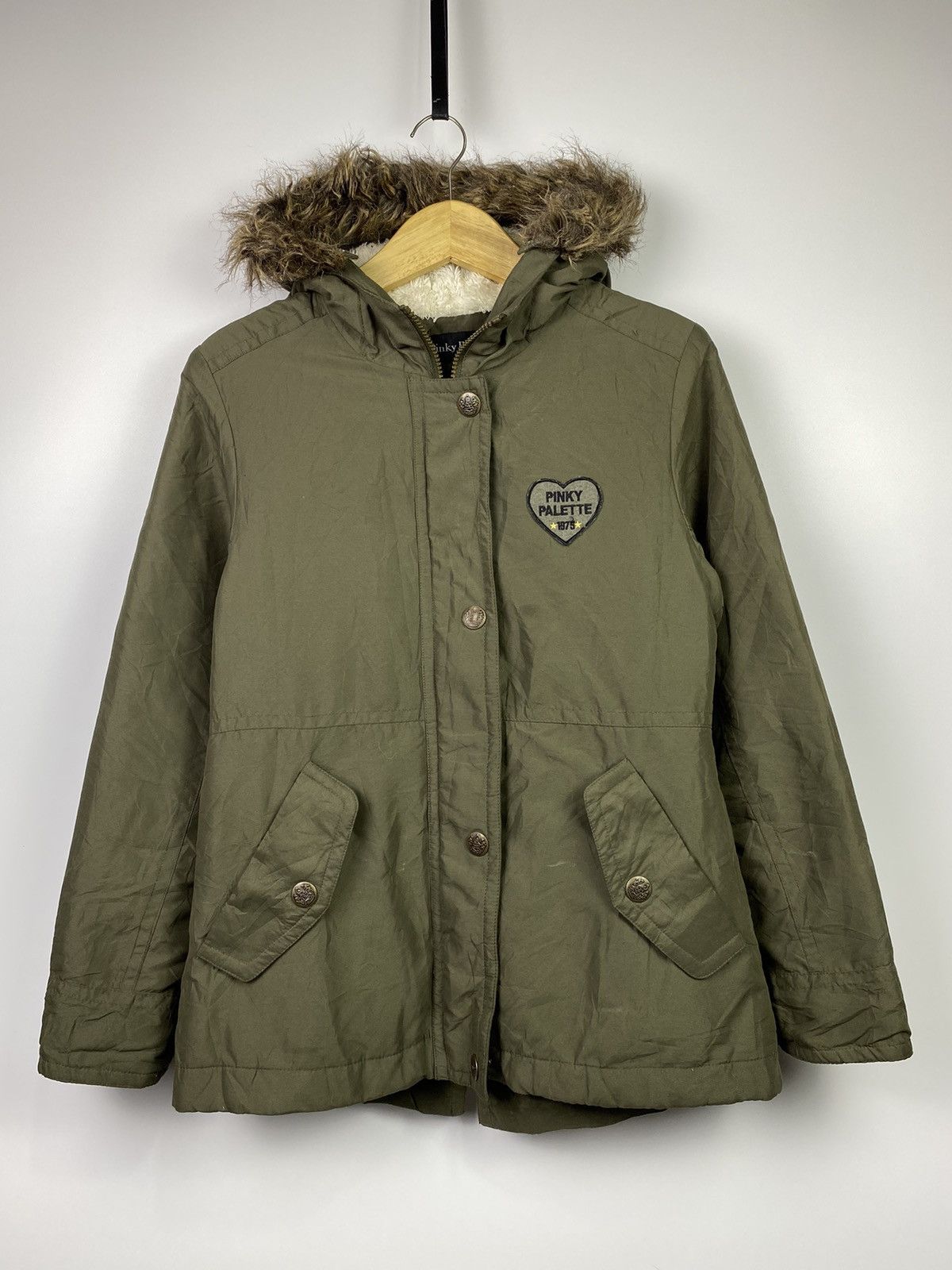 GOSTAR DE FUGA × If Six Was Nine × Japanese Brand faux fur jacket pinky palette japanese vkei style Size US L / EU 52-54 / 3 - 2 Thumbnail