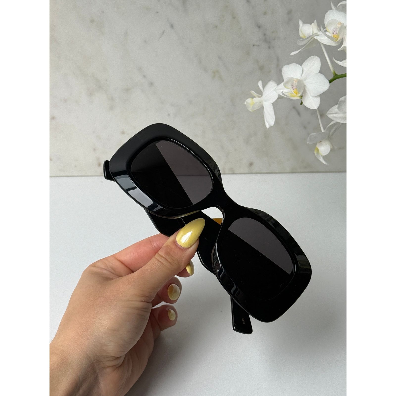 Gucci NEW Gucci GG1695S Black Thick Rim Square Logo Sunglasses Size ONE SIZE - 8 Thumbnail