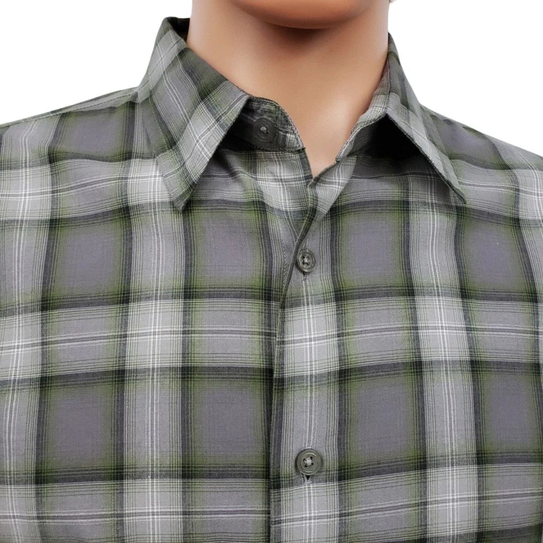 John Varvatos John Varvatos Star USA Plaid Shirt L Long Sleeve Button up Size US L / EU 52-54 / 3 - 2 Thumbnail