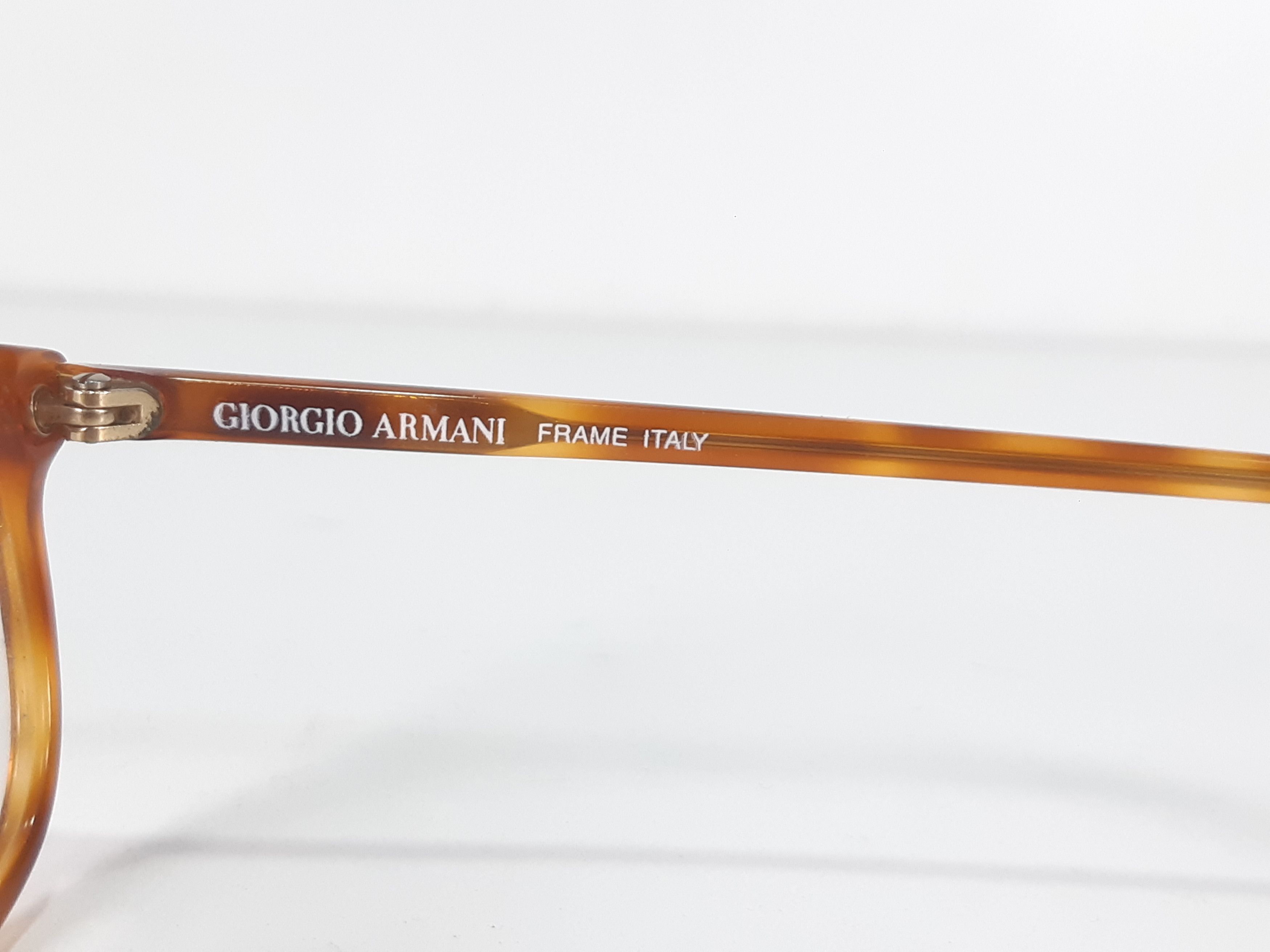 Giorgio Armani GIORGIO ARMANI 372 Italy Tortoise Glasses Frame NEW Size ONE SIZE - 8 Thumbnail